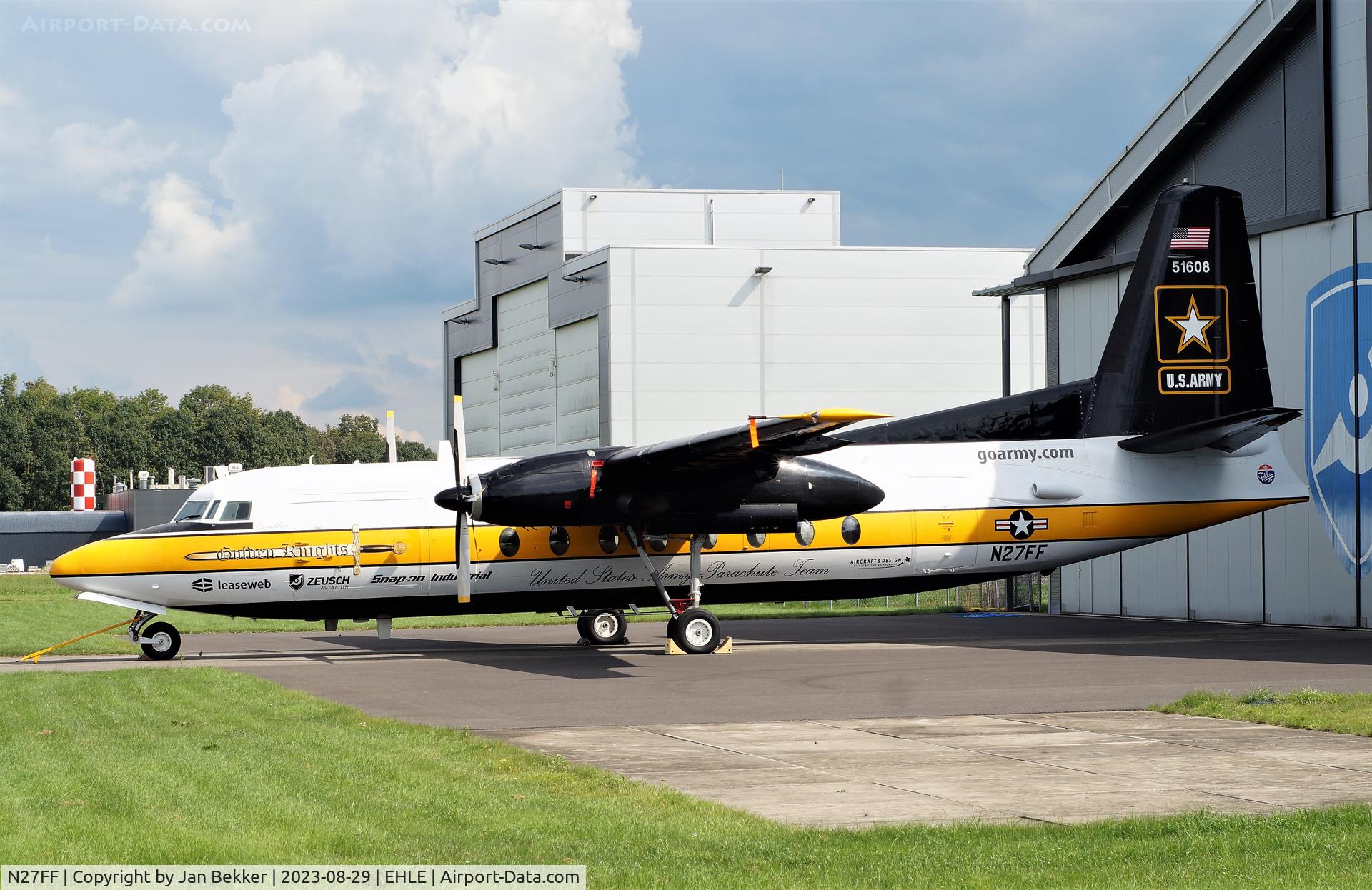 N27FF, Fokker F27-400M Troopship C/N 10668, Lelystad Airport