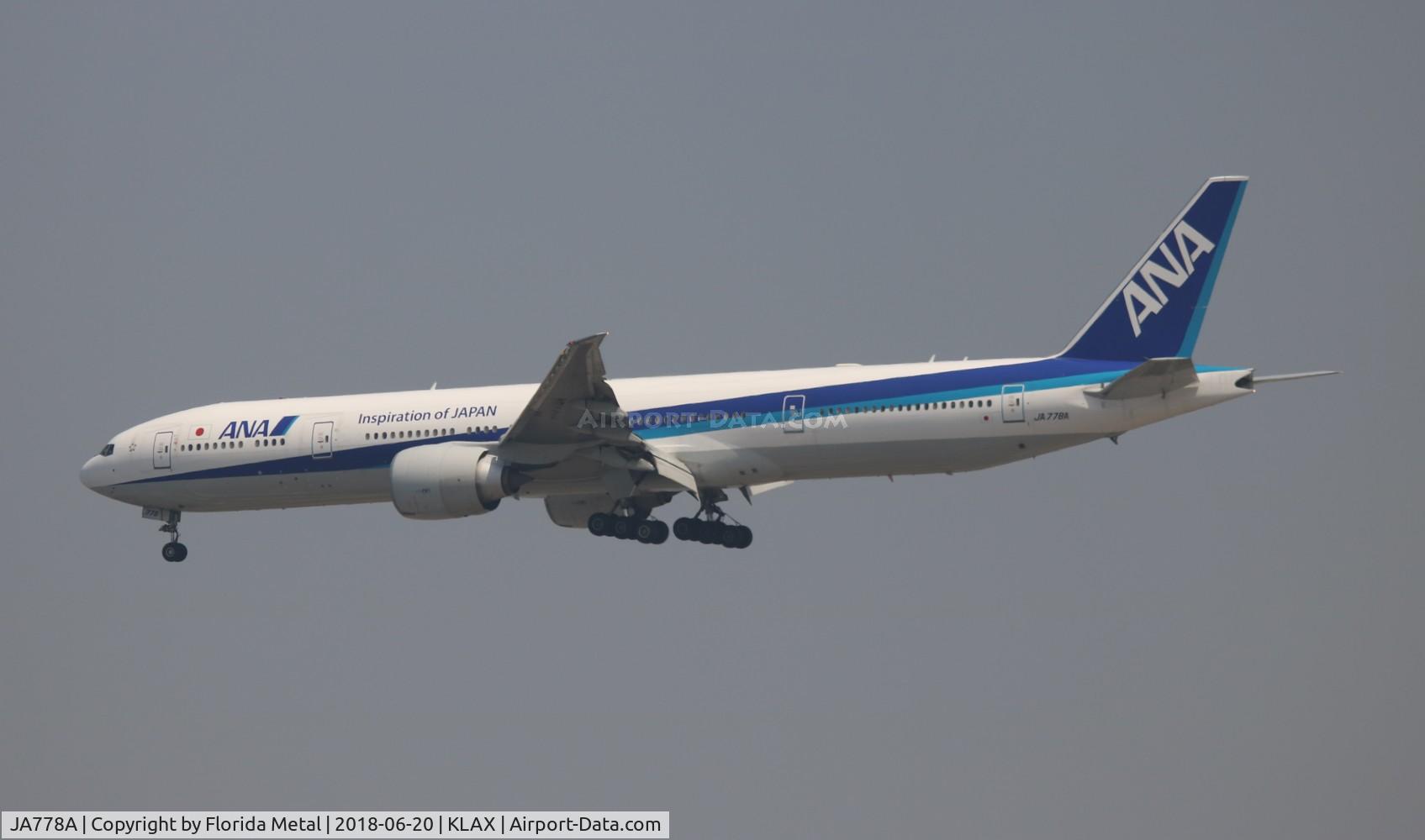 JA778A, 2007 Boeing 777-381/ER C/N 32651, ANA 773 zx in from NRT