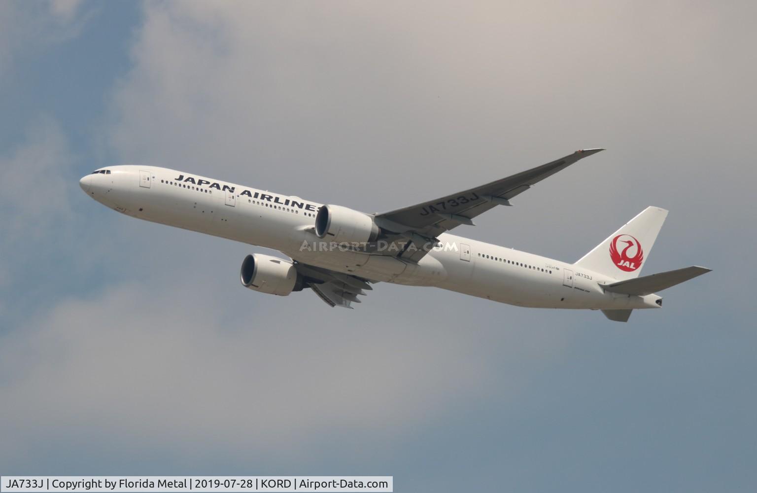 JA733J, 2005 Boeing 777-346/ER C/N 32432, JAL 773 zx ORD-NRT