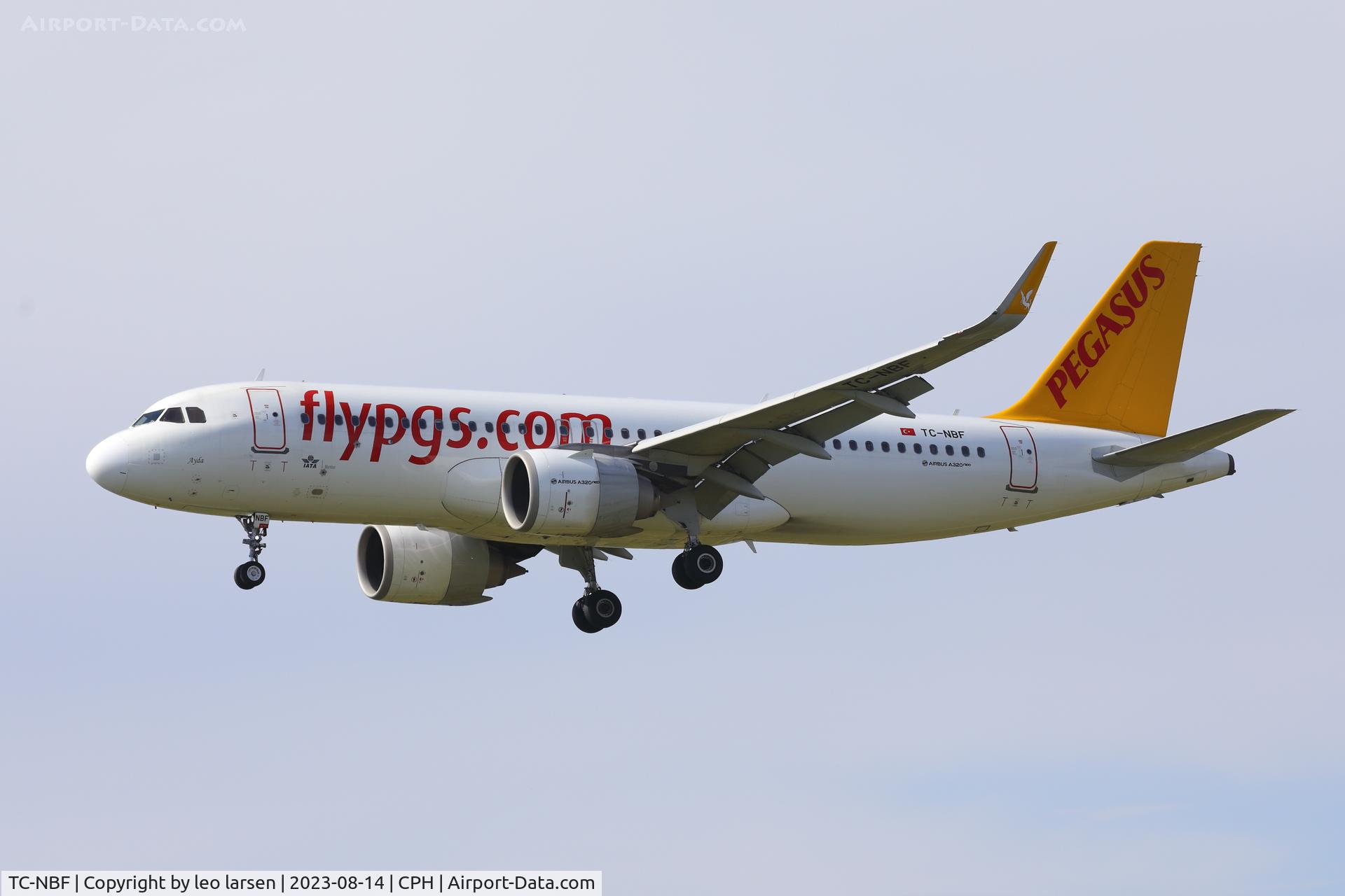 TC-NBF, 2016 Airbus A320-251N C/N 7321, Copenhagen 14.8.2023