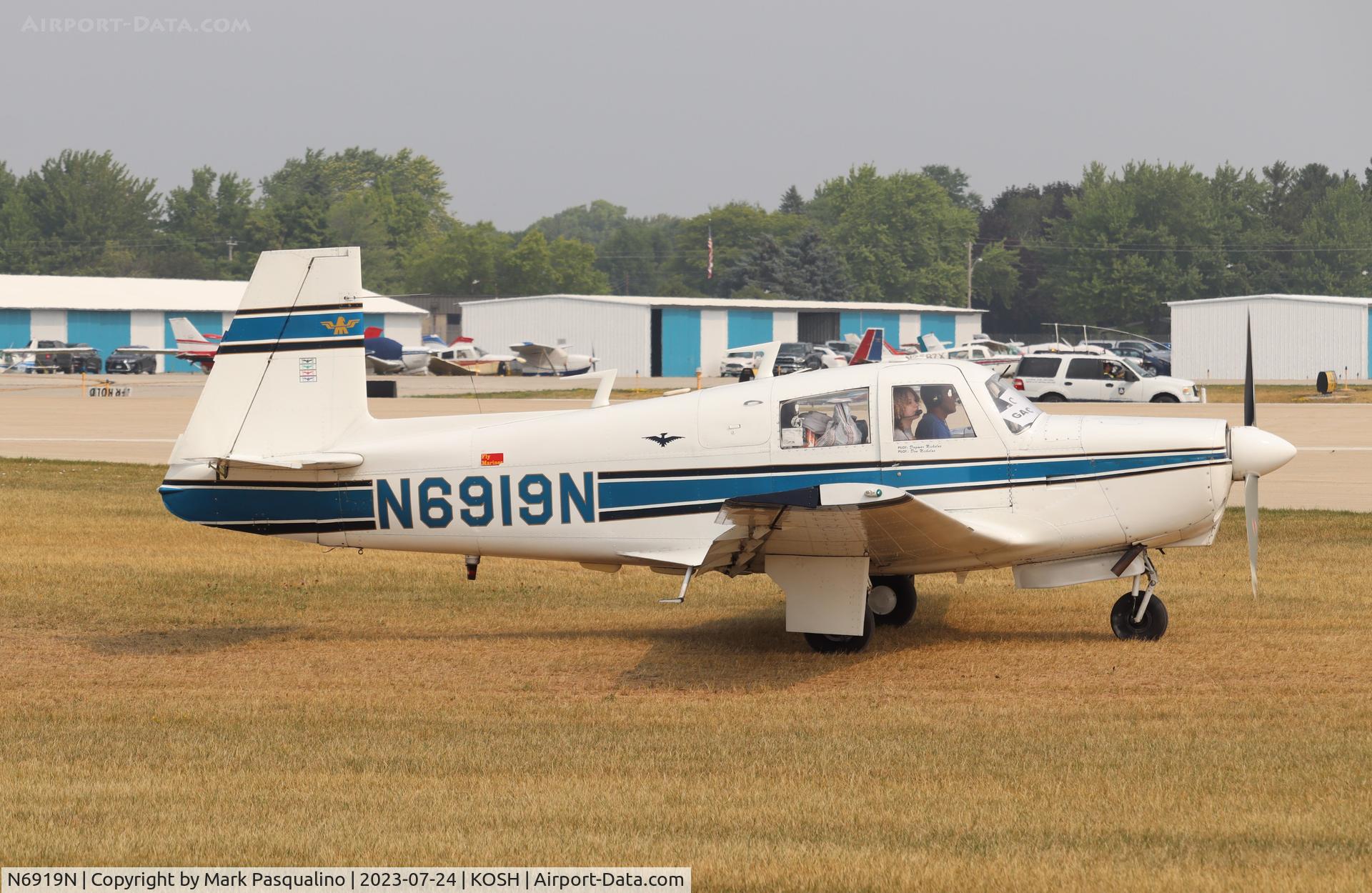 N6919N, 1968 Mooney M20C Ranger C/N 680179, Mooney M20C