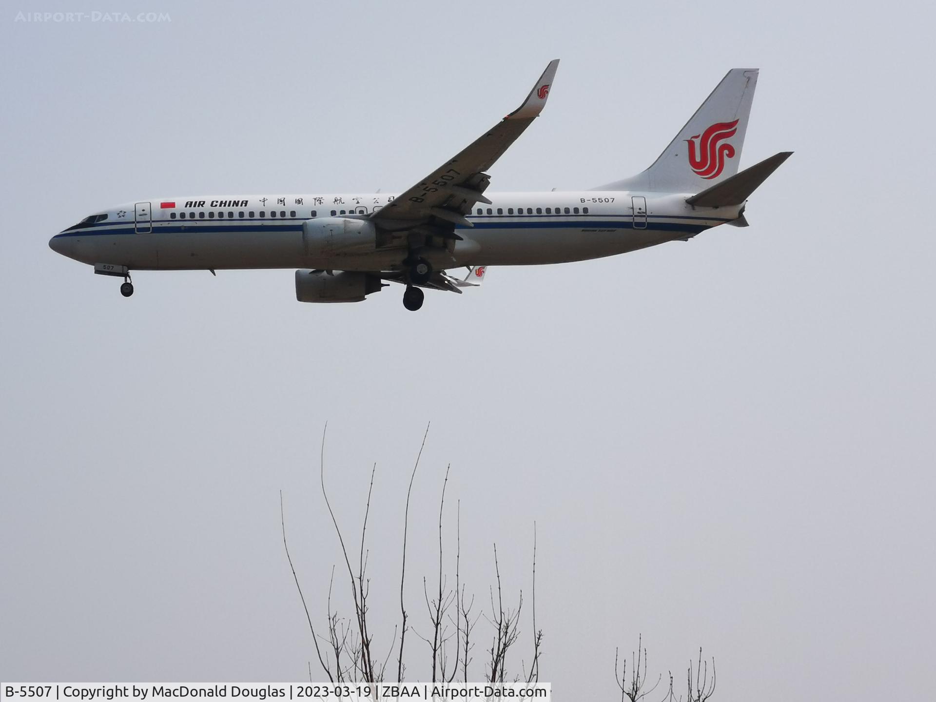 B-5507, 2010 Boeing 737-89L C/N 36753, PEK/ZBAA