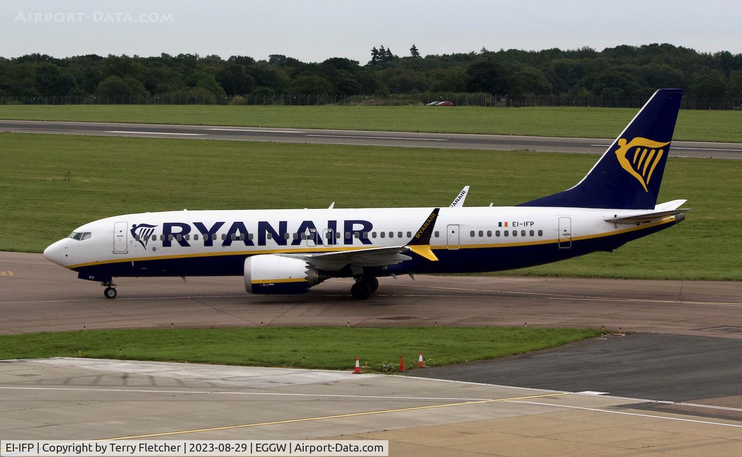 EI-IFP, 2022 Boeing 737-8200 MAX C/N 65898, At Luton Airport