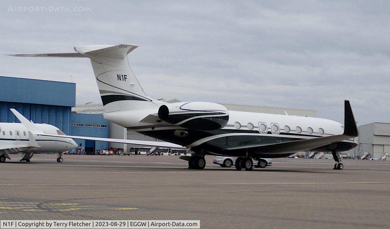 N1F, 2014 Gulfstream Aerospace G650 (G-VI) C/N 6076, At Luton Airport