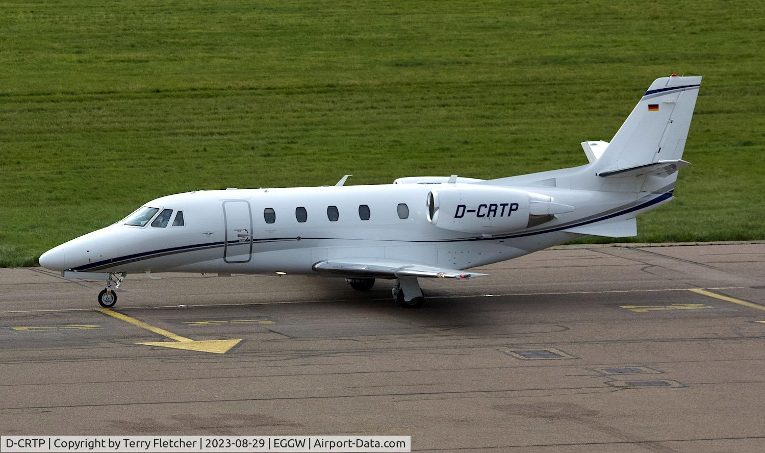 D-CRTP, 2022 Cessna 560 Citation XLS+ C/N 560-6327, At Luton Airport