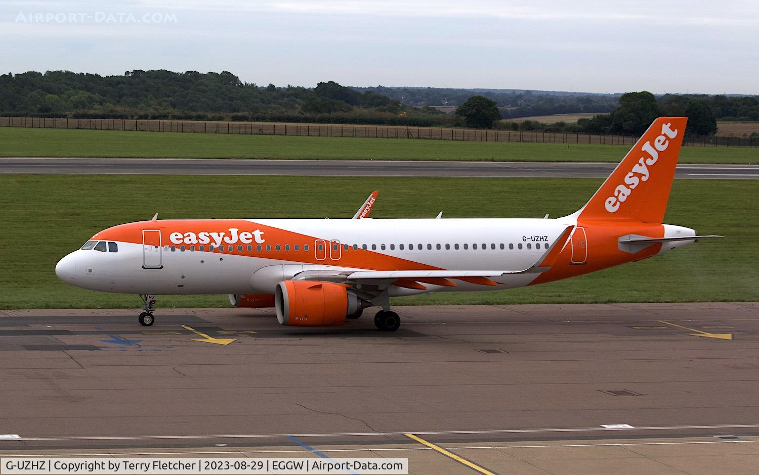 G-UZHZ, 2019 Airbus A320-251N C/N 8963, At Luton Airport