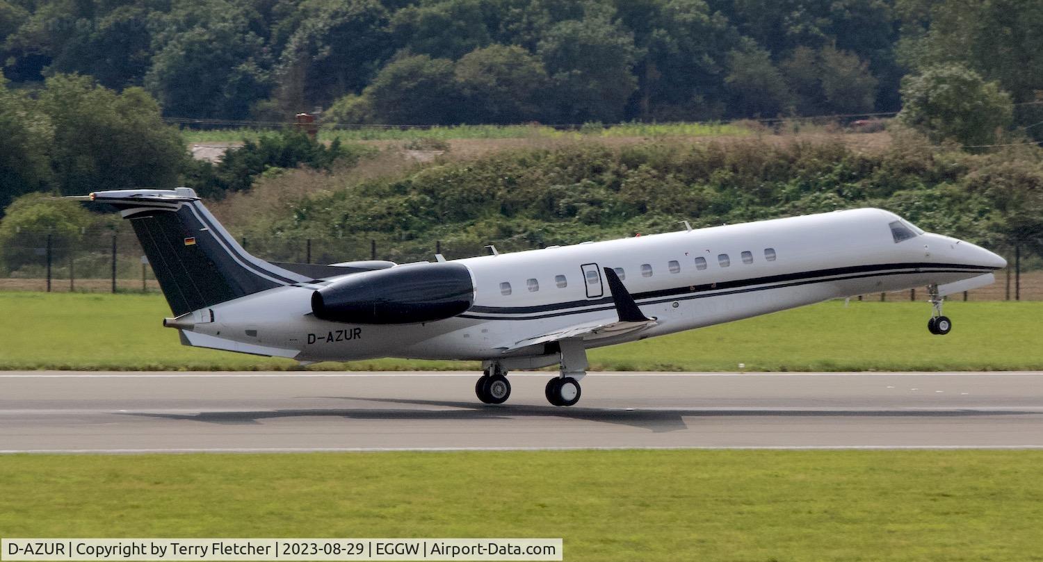 D-AZUR, 2016 Embraer EMB-135BJ Legacy 650 C/N 14501219, At Luton Airport