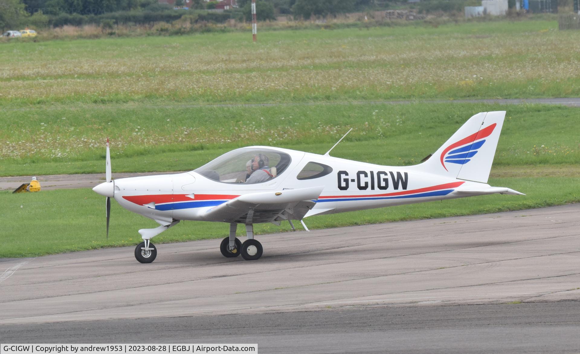 G-CIGW, 2015 Bristell Bristell NG5 Speed Wing C/N LAA 385-15263, G-CIGW at Gloucestershire Airport.