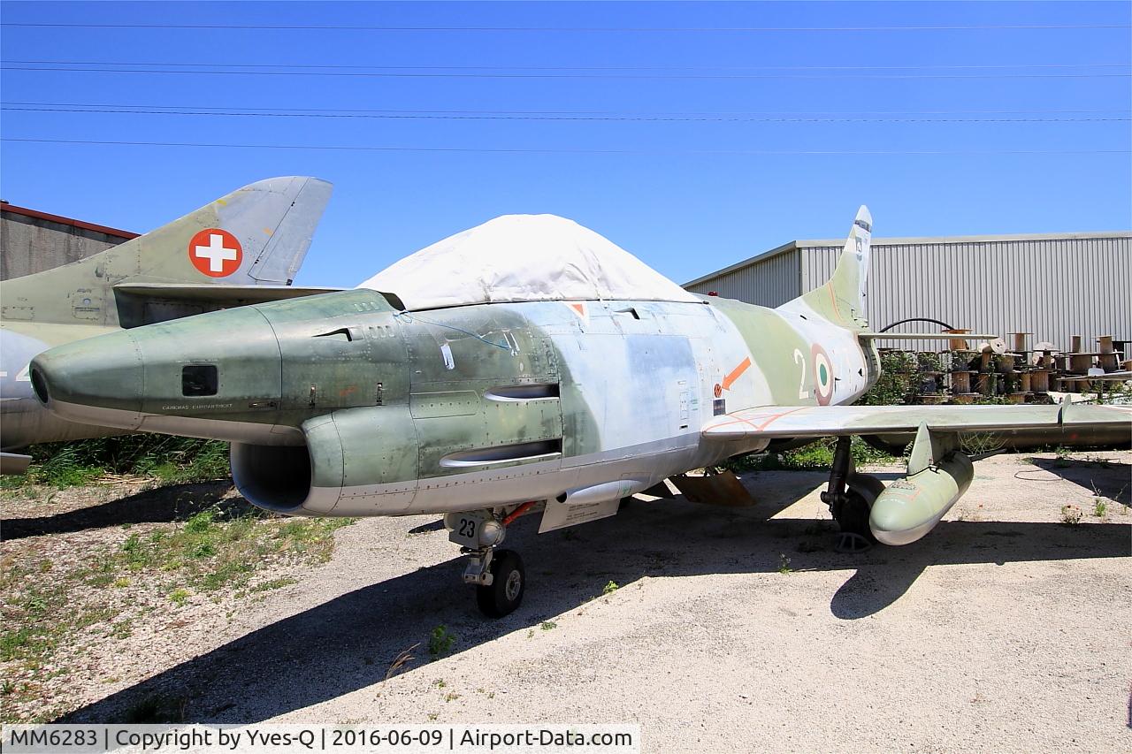 MM6283, Fiat G-91R/1 C/N 49, Fiat G-91R-1, preserved at les amis de la 5ème escadre Museum, Orange