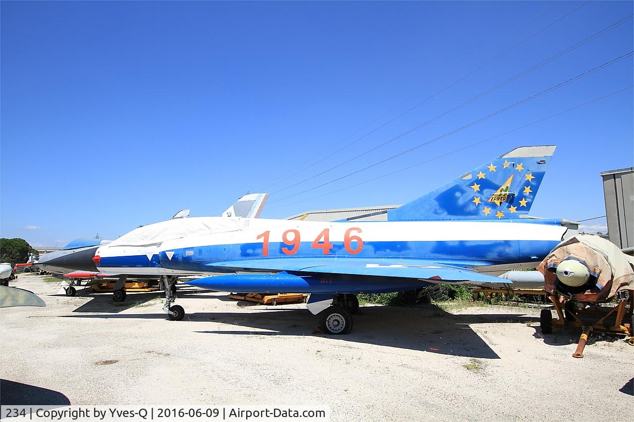 234, Dassault Mirage IIIB C/N 234, Dassault Mirage III B, preserved at Les Amis de la 5ème Escadre Museum, Orange