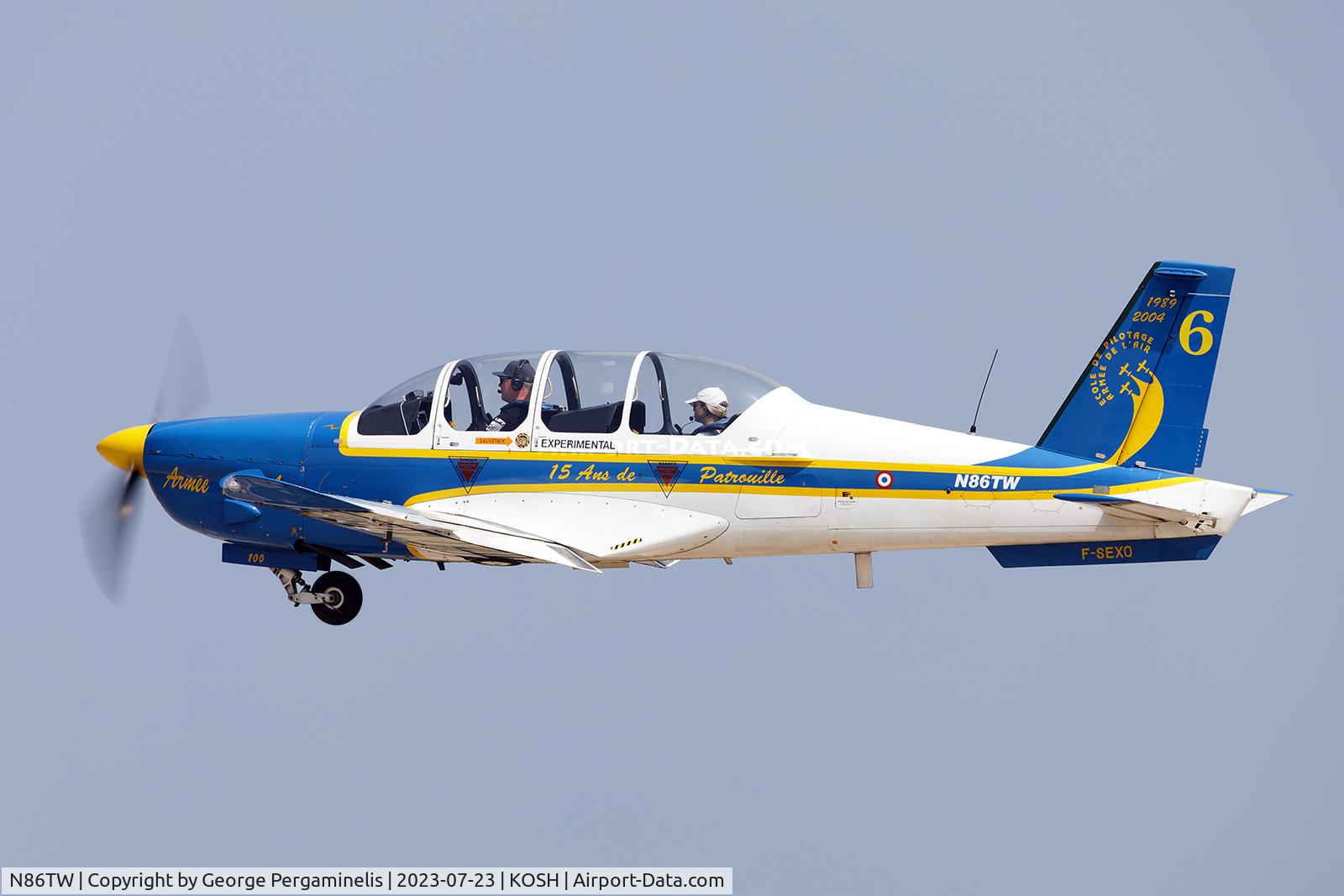 N86TW, Socata TB-30 Epsilon C/N 100, Oshkosh 2023.