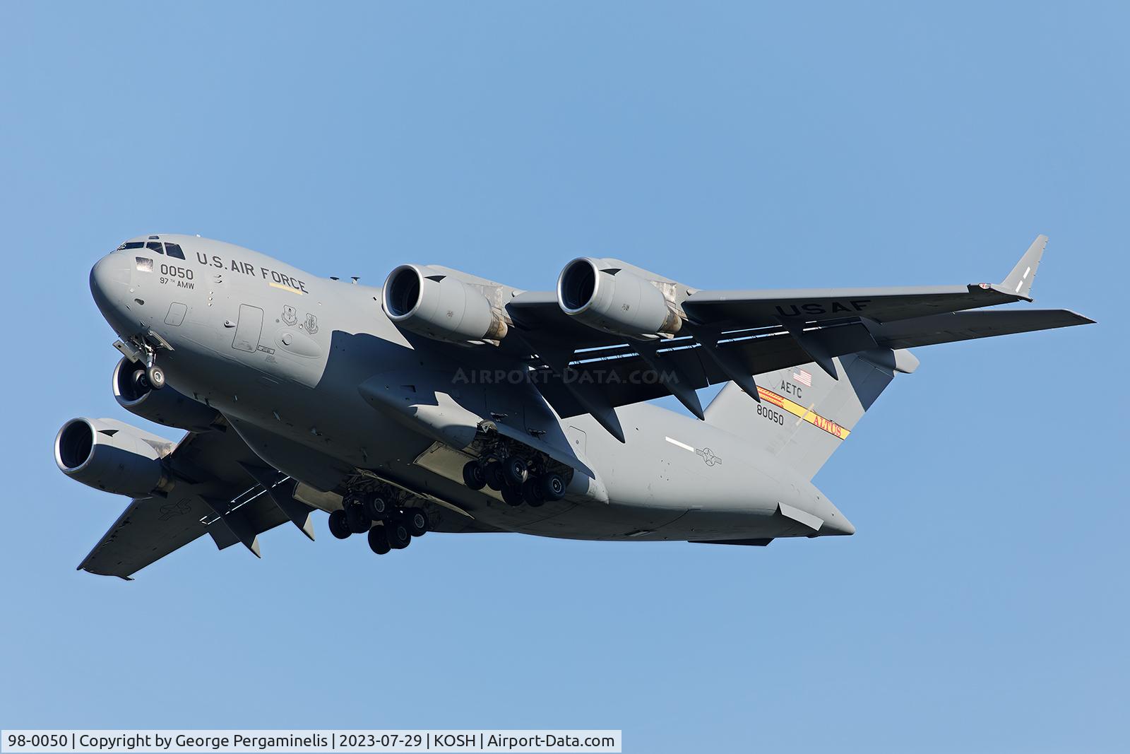 98-0050, 1998 Boeing C-17A Globemaster III C/N 50054/P-50, Oshkosh 2023.