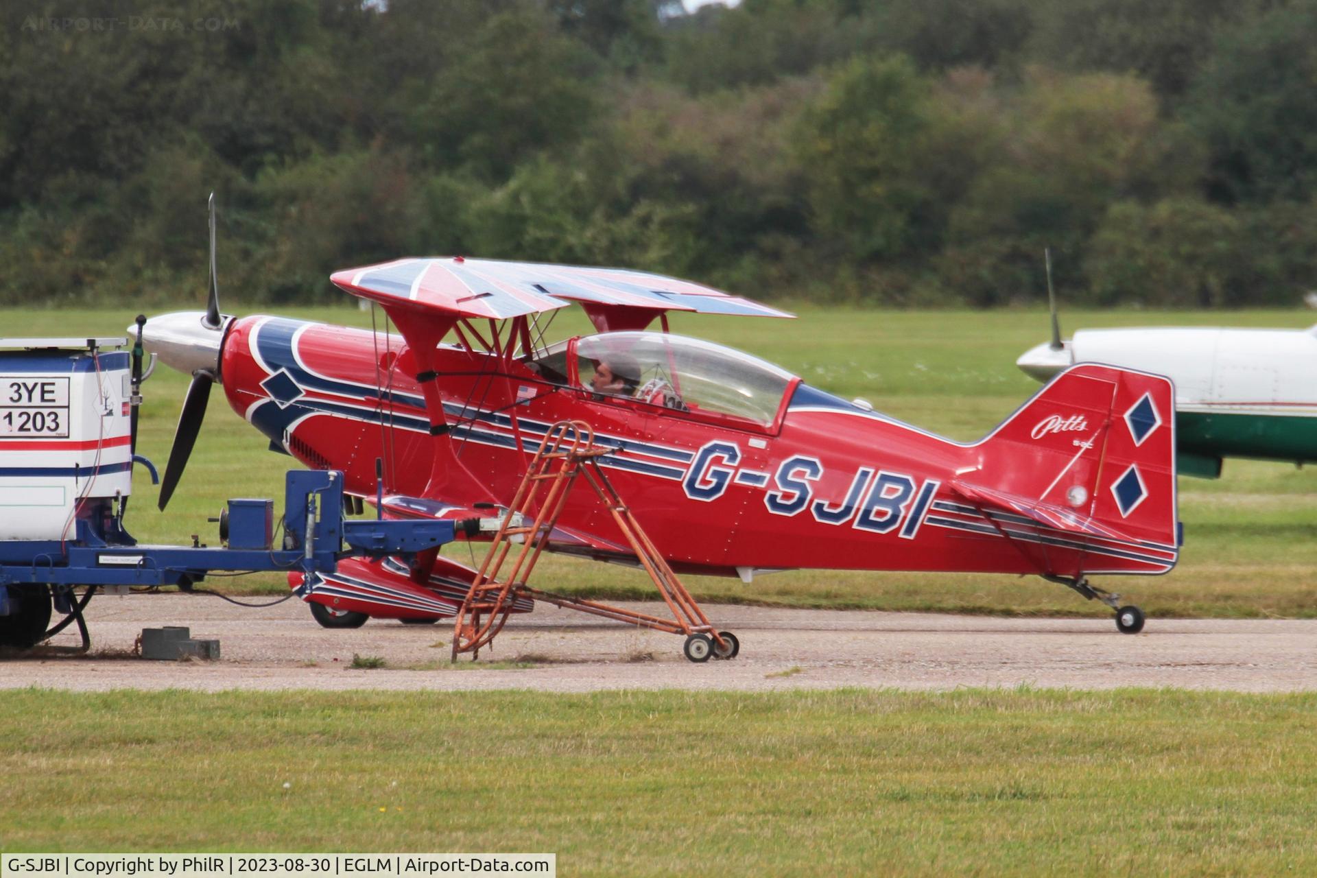 G-SJBI, 2007 Aviat Pitts S-2C Special C/N 6082, G-SJBI 2007 Pitts S-2C White Waltham