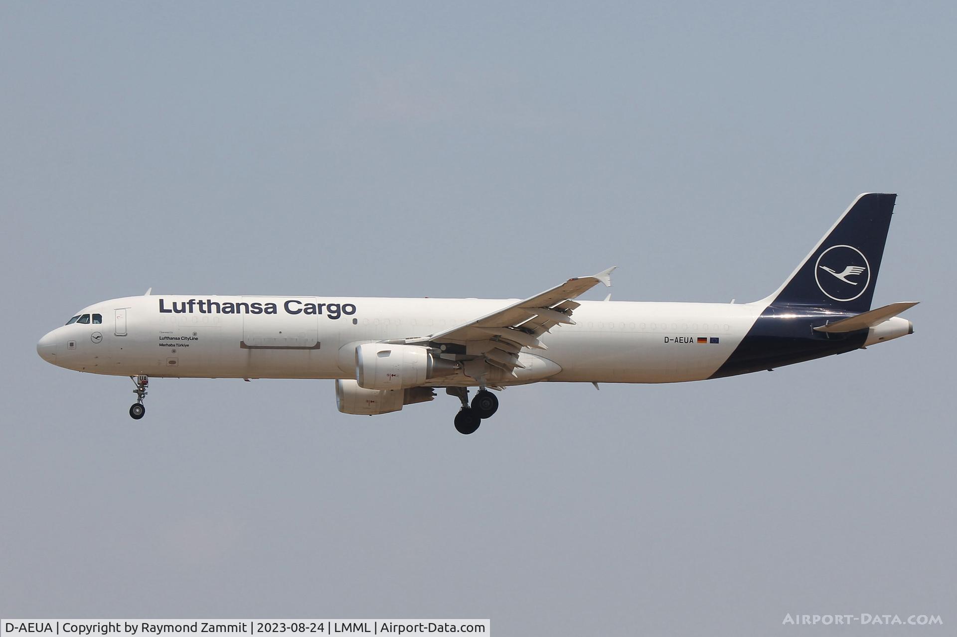 D-AEUA, 2003 Airbus A321-211 C/N 1988, A321 D-AEUA Lufthansa Cargo
