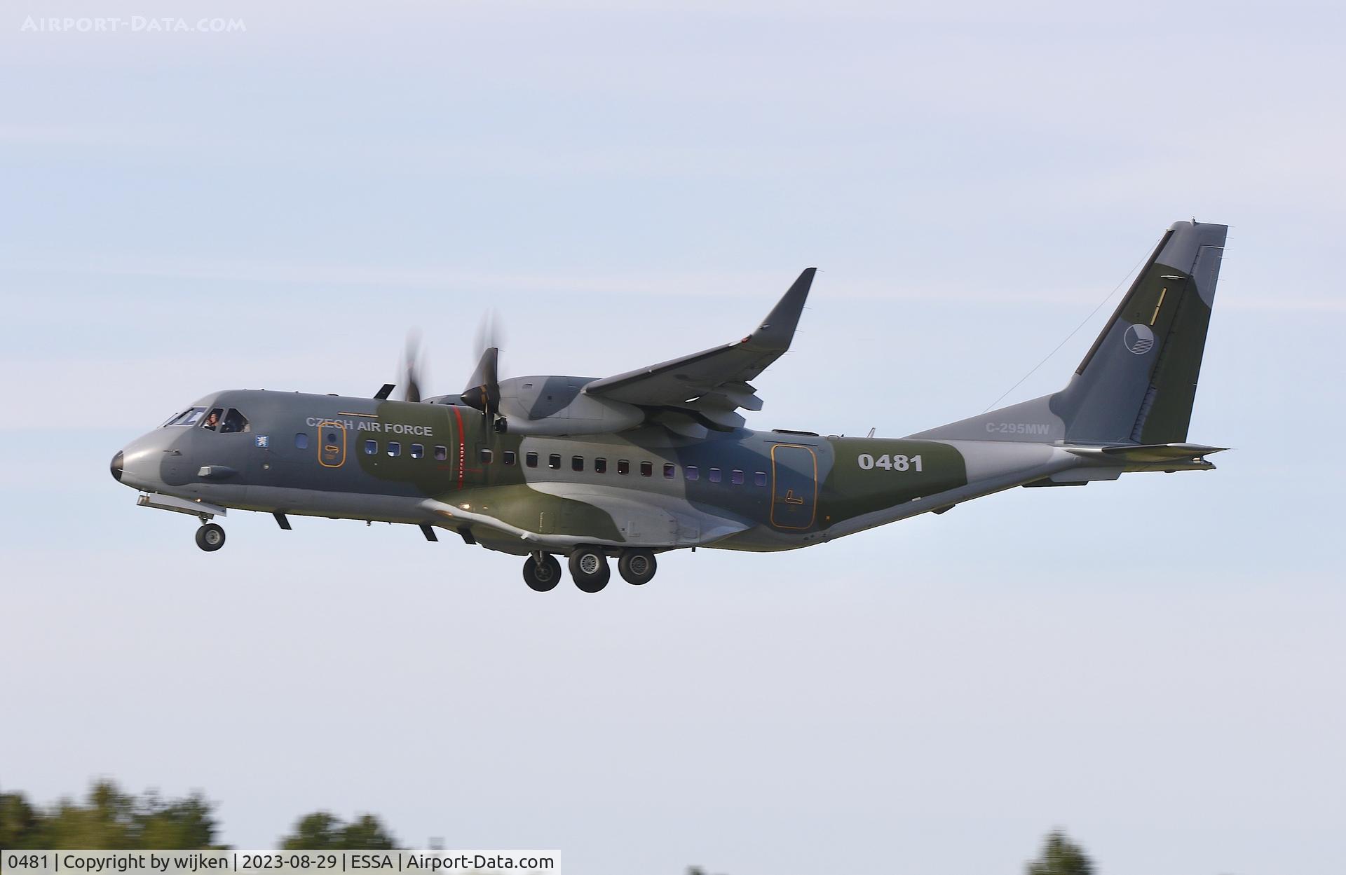 0481, 2021 CASA C-295MW C/N S.172, RWY 26
