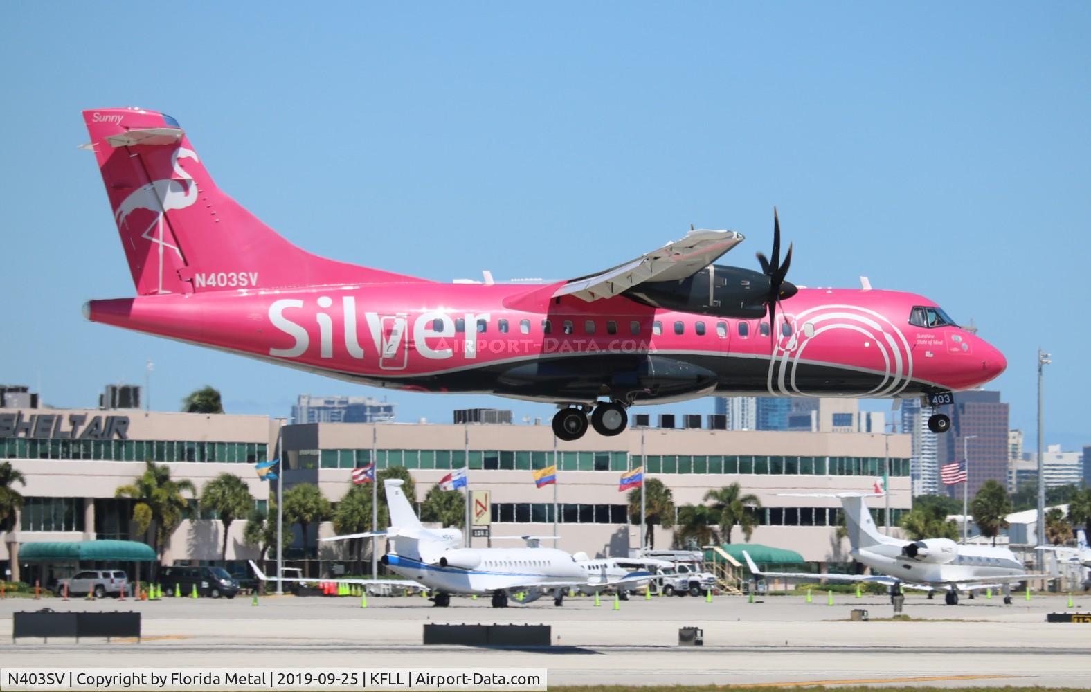N403SV, 2017 ATR 72-600 (72-212A) C/N 1219, SIL ATR-42 zx BIM-FLL