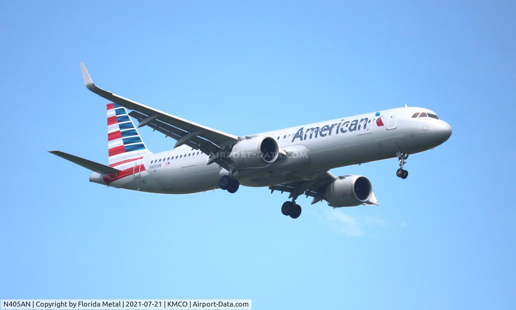 N405AN, 2019 Airbus A321-253NX C/N 8800, AAL A321N zx DFW-MCO