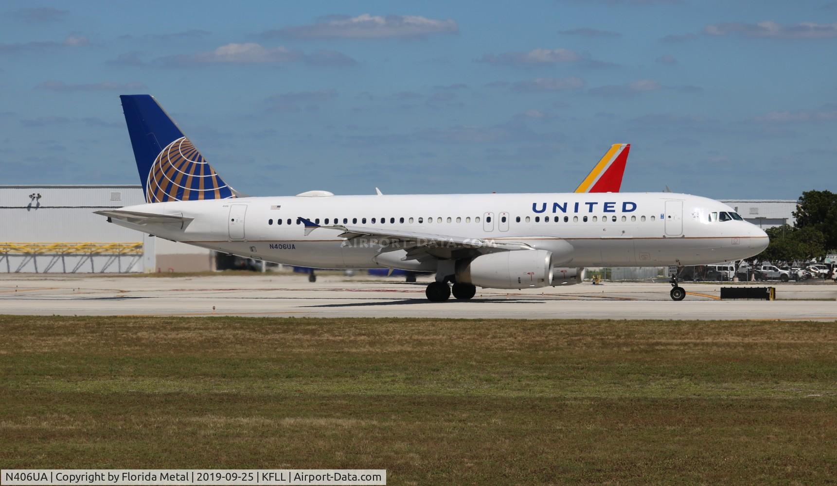 N406UA, 1994 Airbus A320-232 C/N 454, UAL A320 zx FLL-ORD