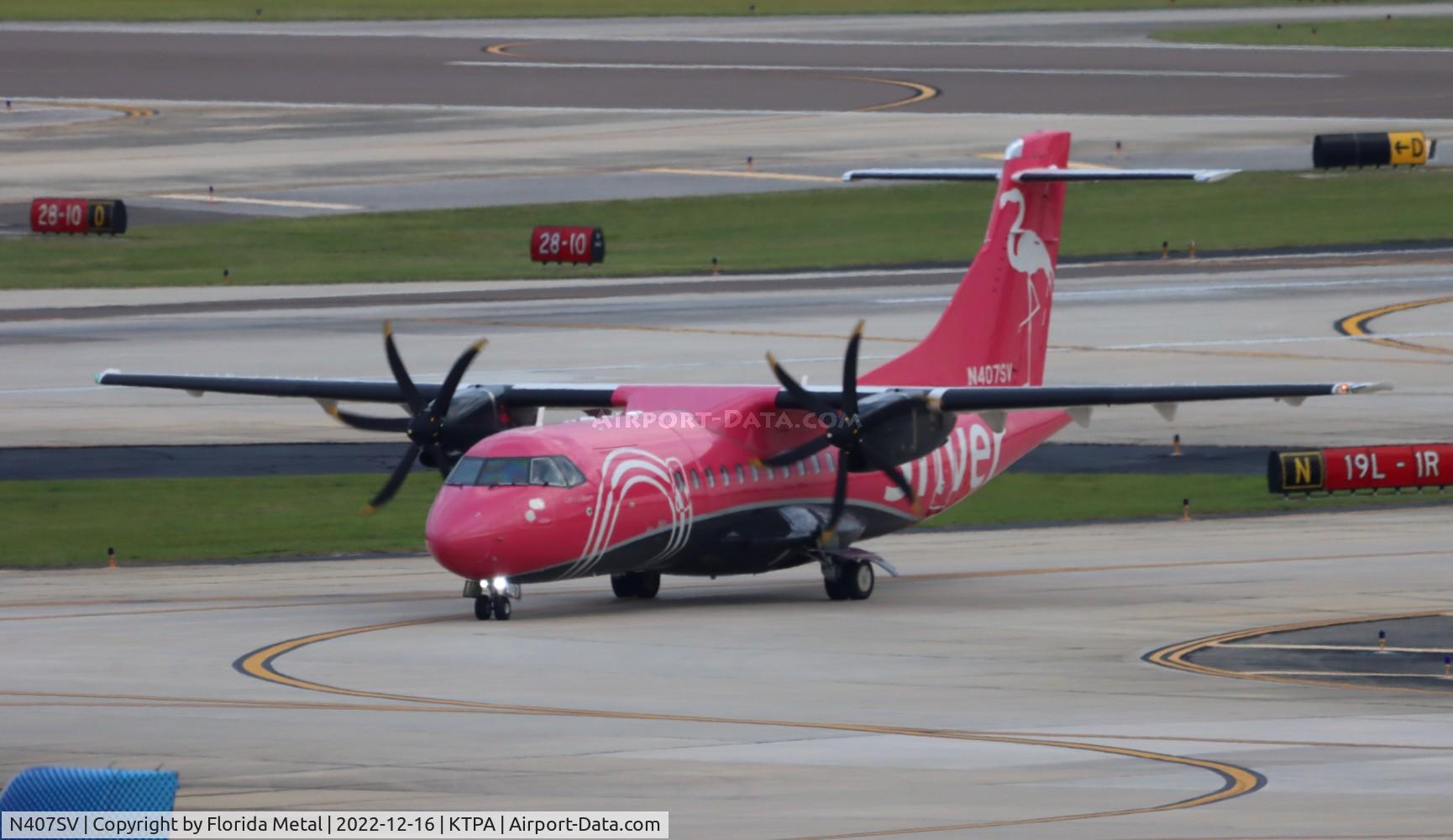N407SV, 2019 ATR 42-600 C/N 1411, SIL ATR-42 zx