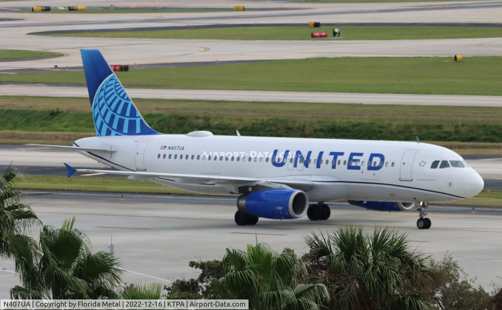 N407UA, 1994 Airbus A320-232 C/N 456, UAL A320 nc zx IAD-TPA