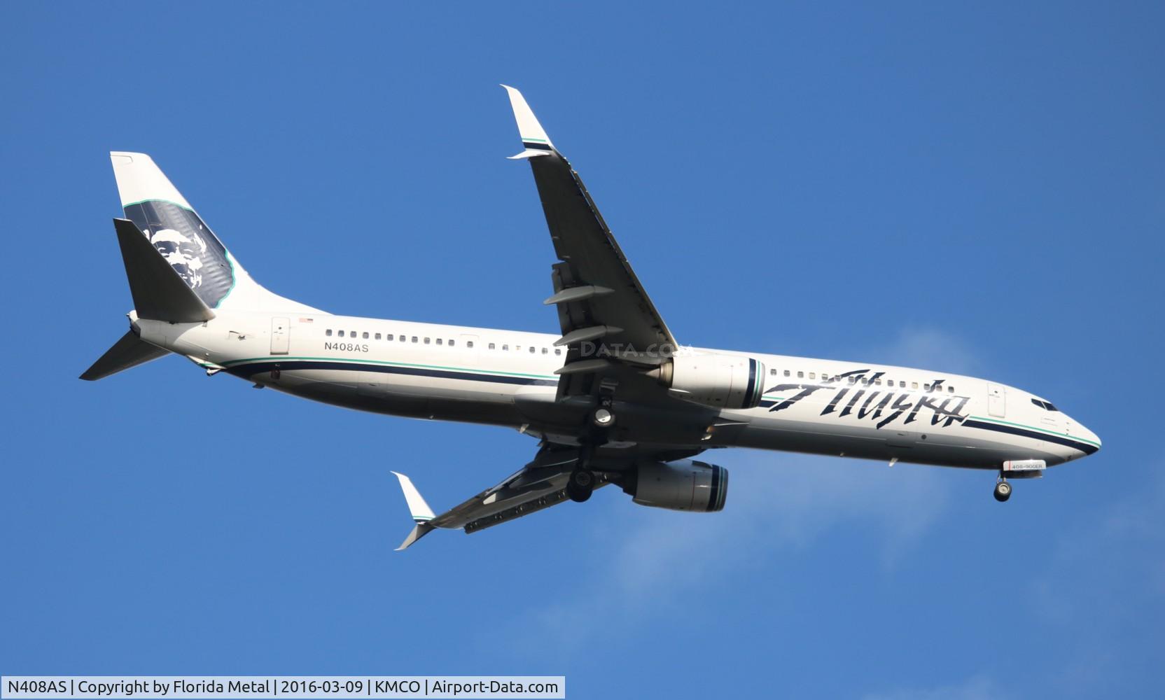 N408AS, 2013 Boeing 737-990/ER C/N 41732, ASA 739 zx SEA-MCO