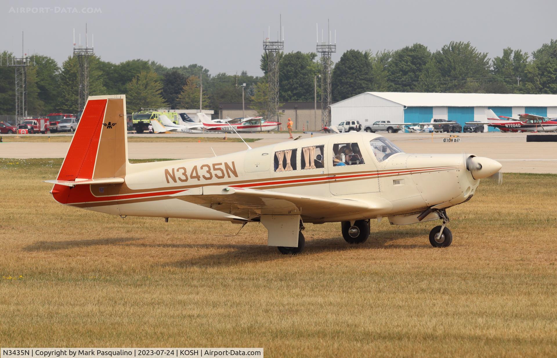 N3435N, 1967 Mooney M20F Executive C/N 680052, Mooney M20F