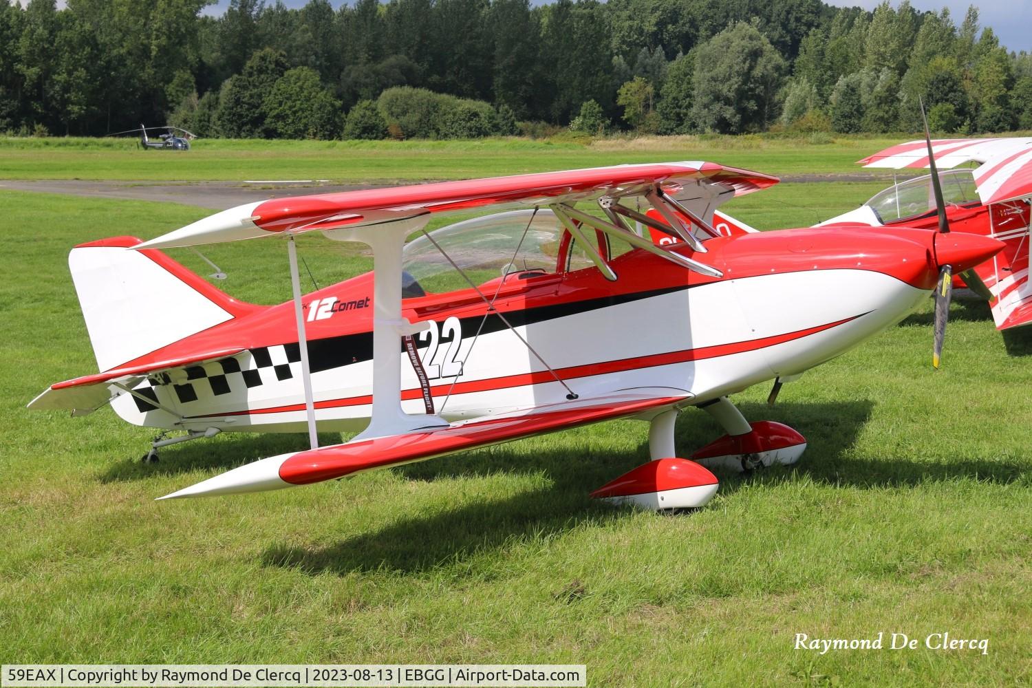 59EAX, FK Lightplanes FK-12 Comet C/N 12-037, At Overboelare.