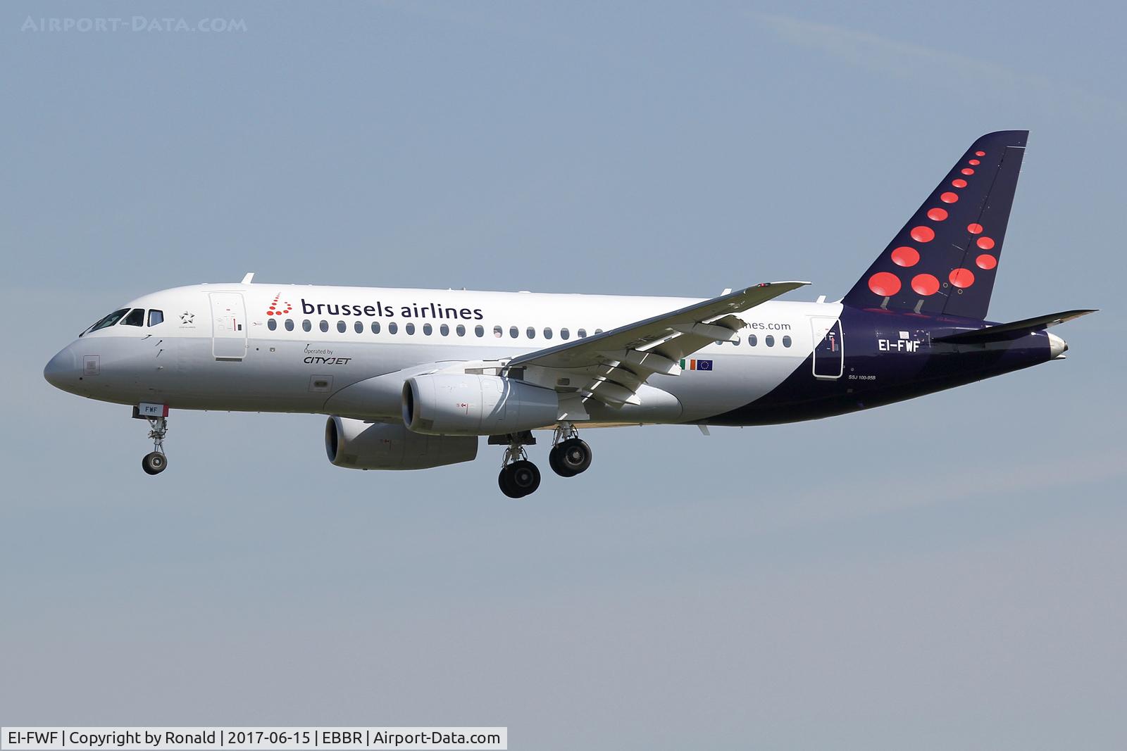 EI-FWF, 2016 Sukhoi Superjet 100-95B C/N 95118, at bru