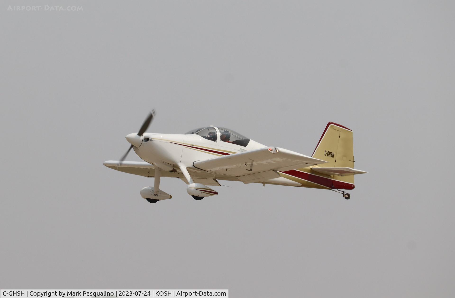 C-GHSH, 2010 Van's RV-7 C/N 73126, Vans RV-7