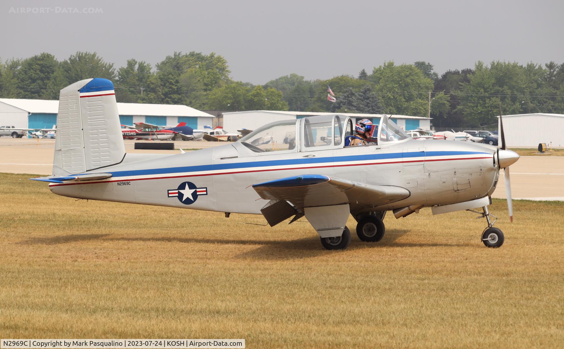 N2969C, 1953 Beech T-34A (A45) Mentor Mentor C/N G-155, Beech T-34A