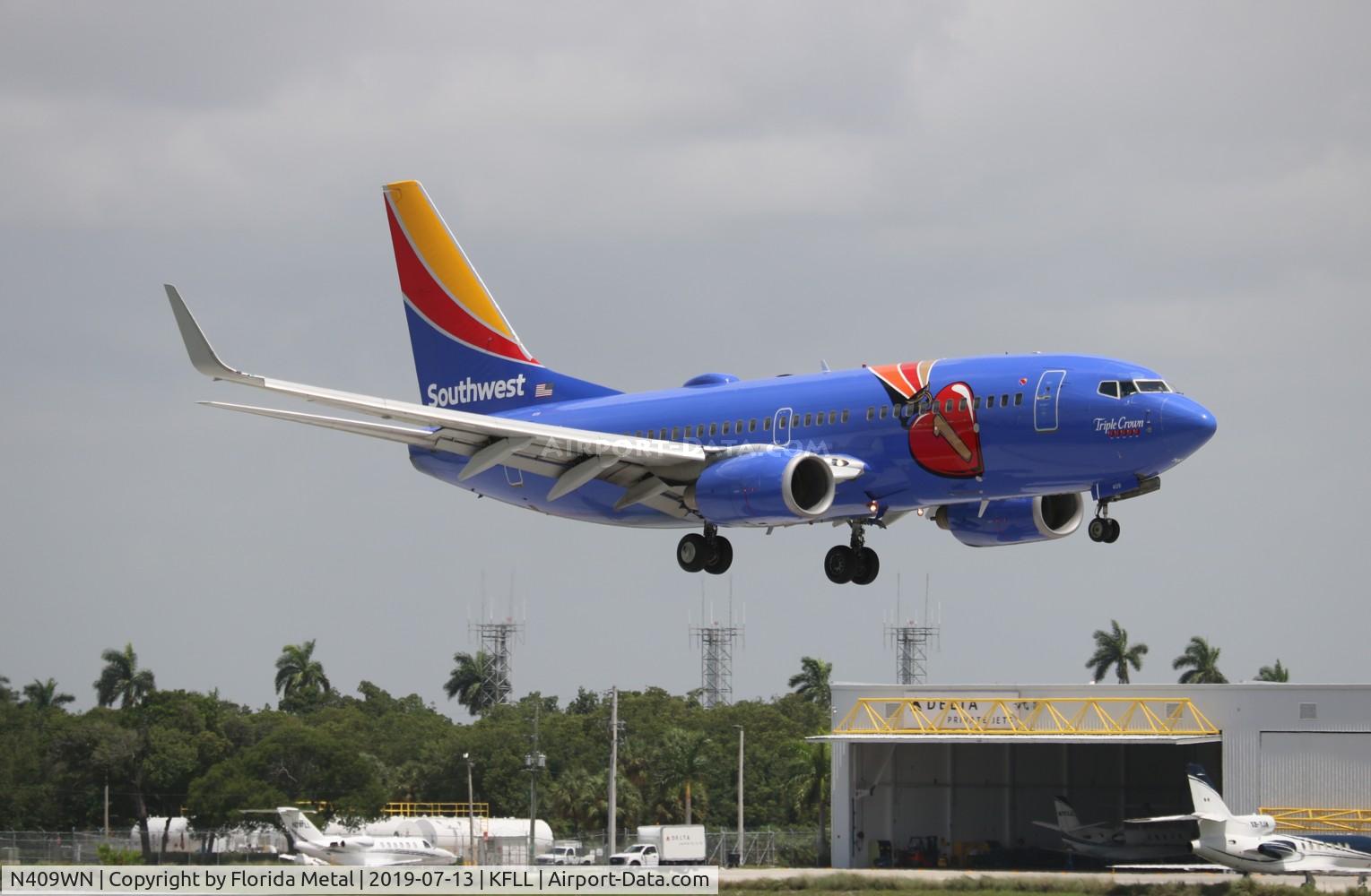 N409WN, 2001 Boeing 737-7H4 C/N 27896, SWA 737 Triple zx ISP-FLL