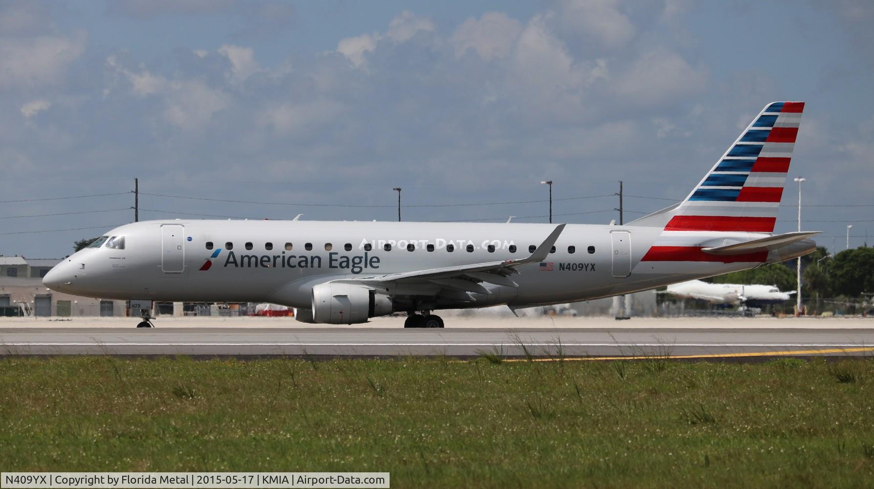 N409YX, 2013 Embraer 175LR (ERJ-170-200LR) C/N 17000372, ENY E175 zx MIA-CMH