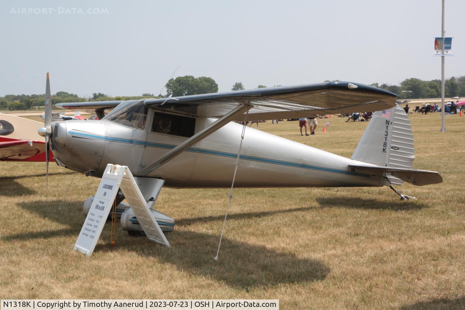 N1318K, 1947 Luscombe 8A C/N 4045, 1947 Luscombe 8A, c/n: 4045, AirVenture 2023