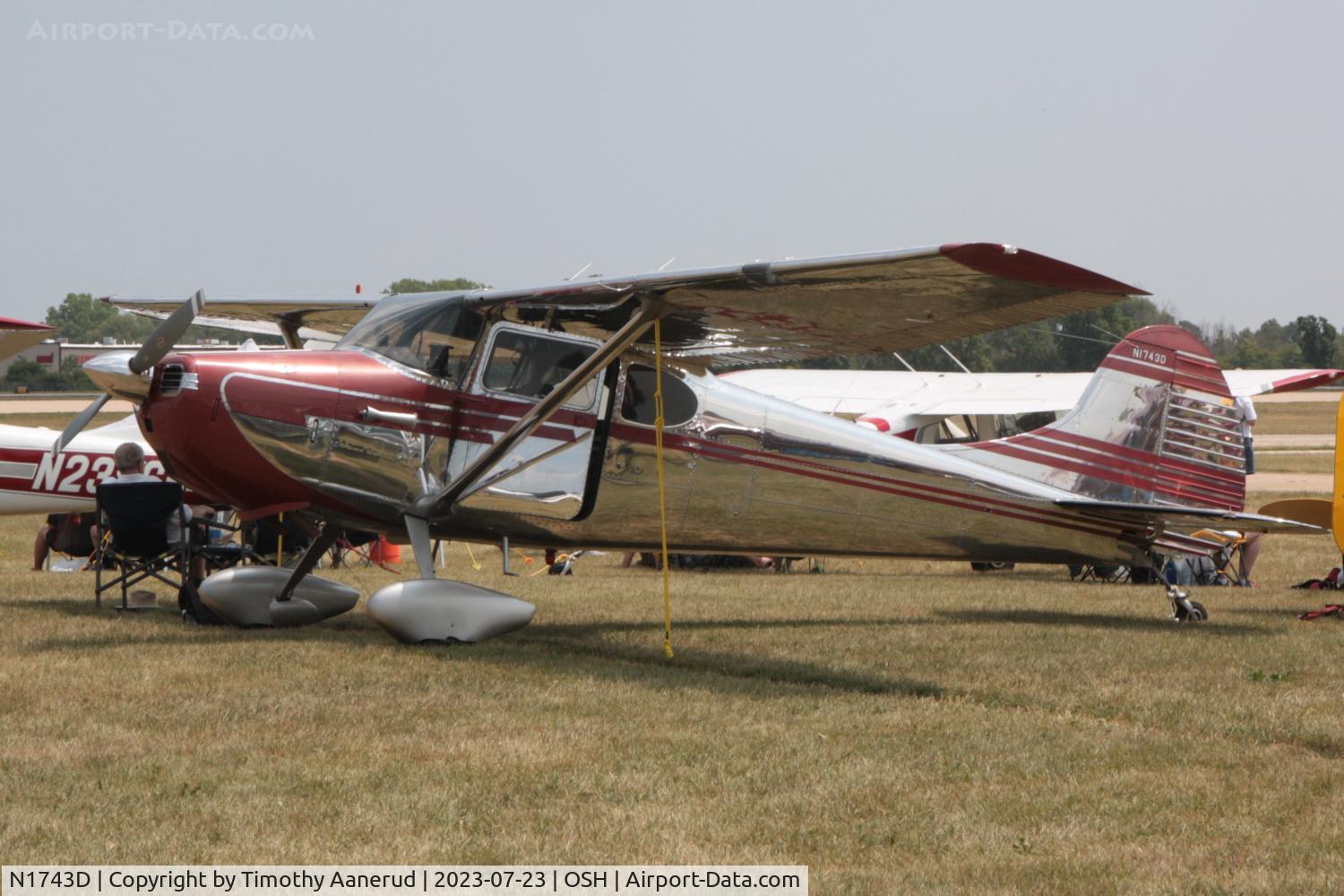 N1743D, 1952 Cessna 170B C/N 20343, 1952 Cessna 170B, c/n: 20343, AirVenture 2023