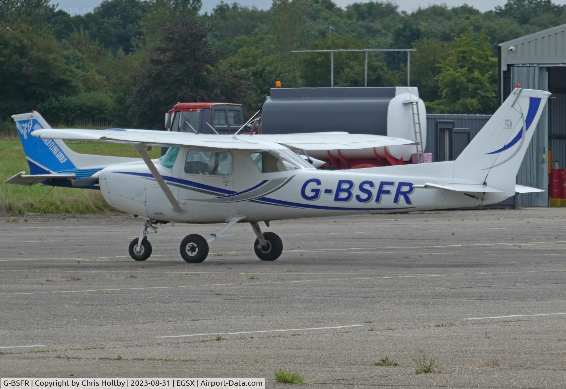 G-BSFR, 1979 Cessna 152 C/N 152-82268, Parked at its base at North Weald, Essex