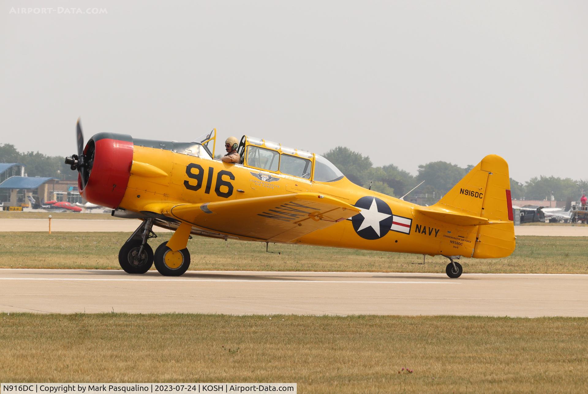 N916DC, 1945 North American SNJ-6 Texan C/N 121-43038, North American SNJ-6