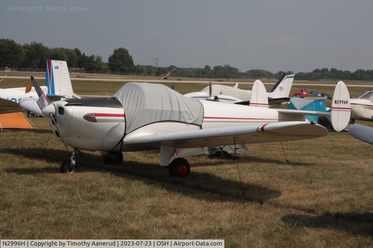 N2996H, 1946 Erco 415C Ercoupe C/N 3621, 1946 Erco 415C, c/n: 3621, AirVenture 2023