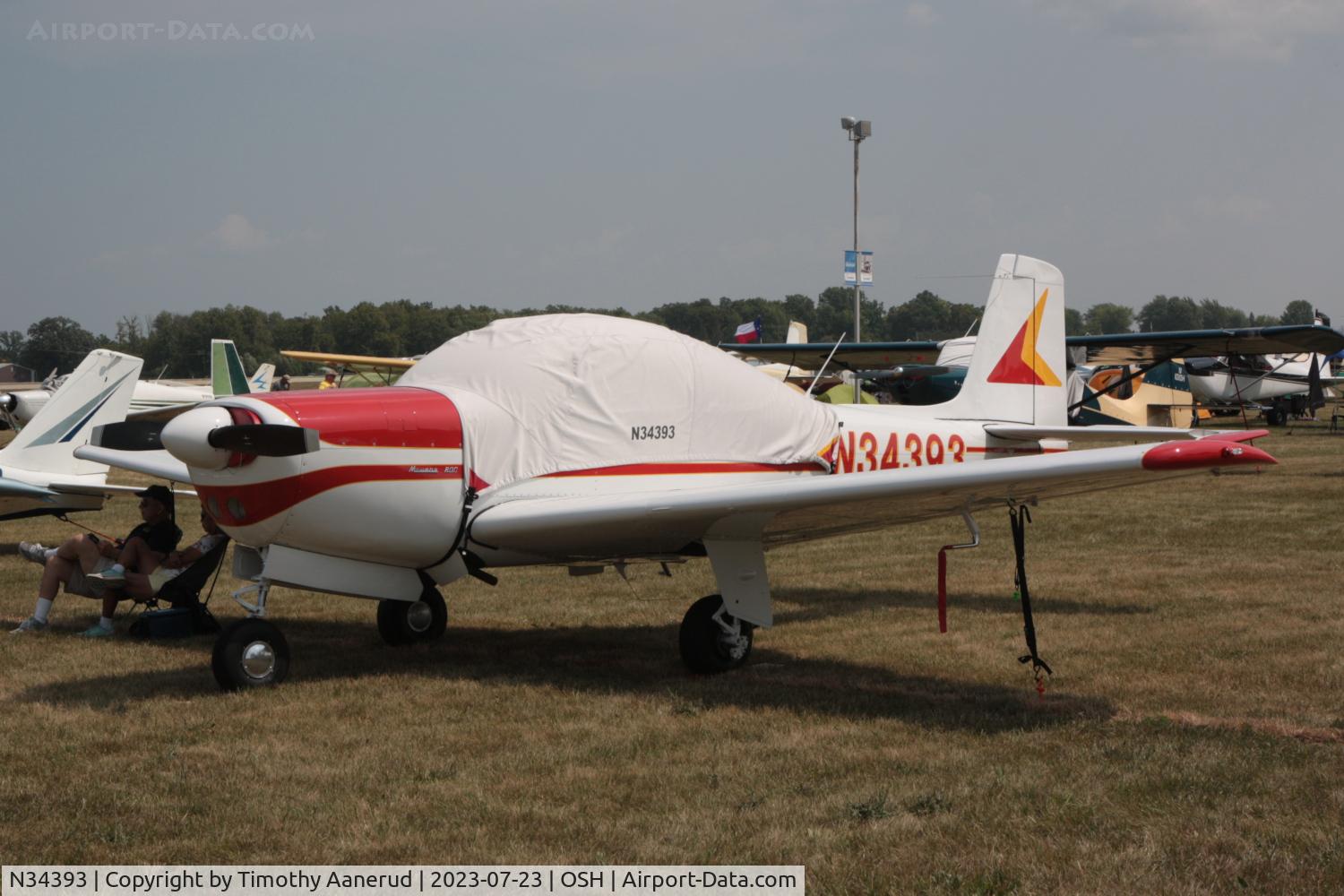 N34393, 1962 Meyers Industries Inc 200B C/N 275, 1962 Meyers Industries Inc 200B, c/n: 275, AirVenture 2023