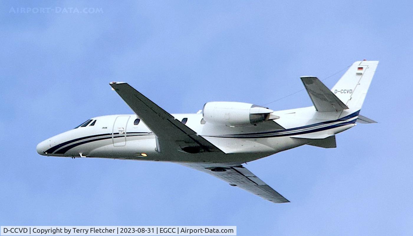 D-CCVD, 2008 Cessna 560XL Citation Excel XLS C/N 560-5784, At Manchester