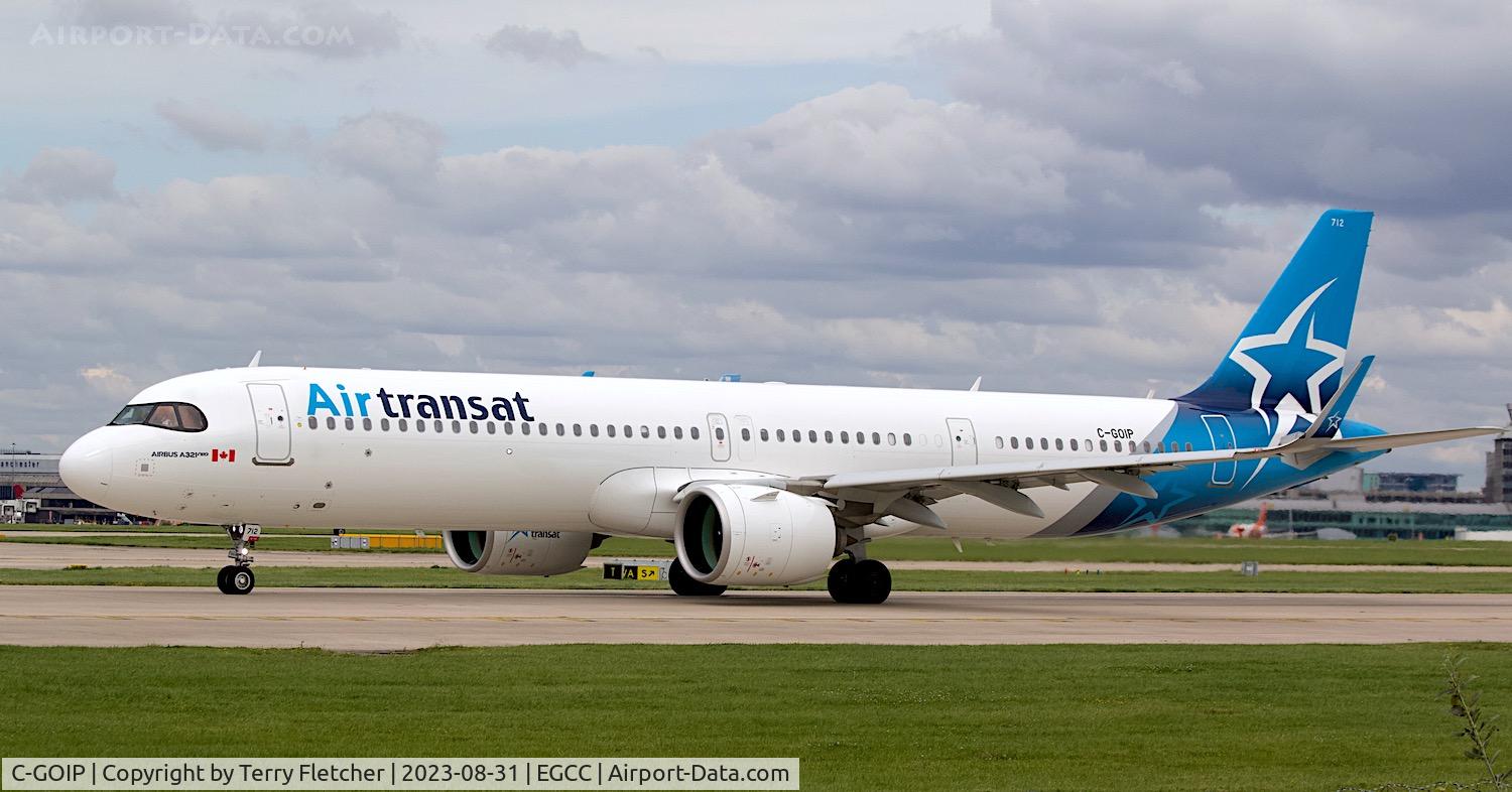 C-GOIP, 2022 Airbus A321-271NX C/N 10848, At Manchester UK