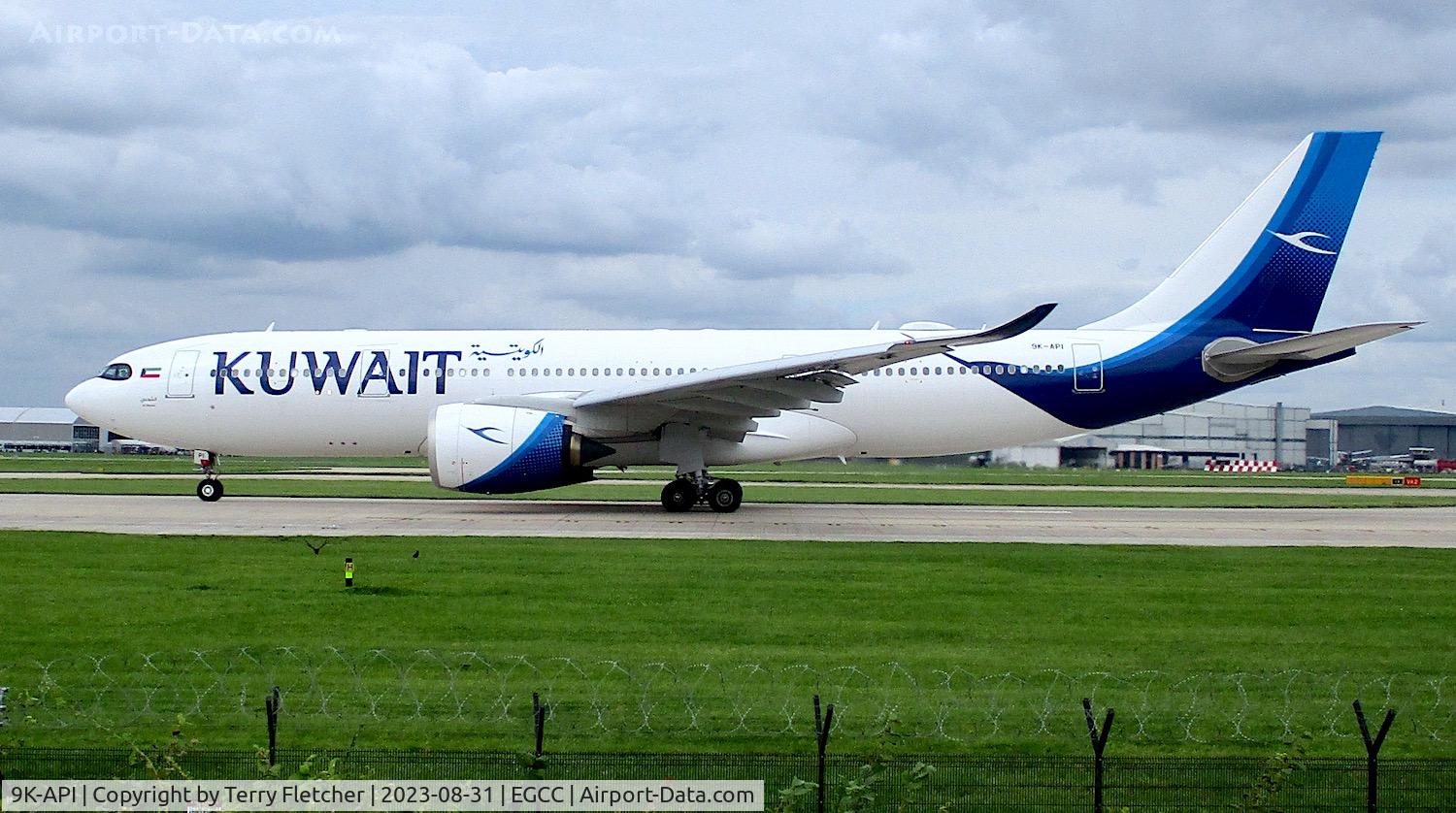 9K-API, 2021 Airbus A330-841 C/N 2016, At Manchester
