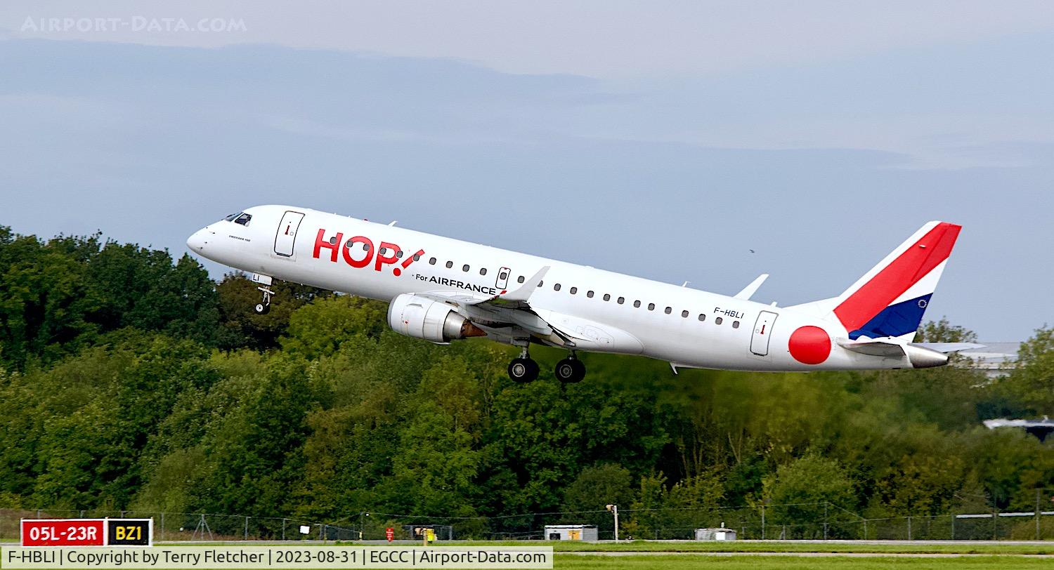 F-HBLI, 2009 Embraer 190LR (ERJ-190-100LR) C/N 19000298, At Manchester Airport