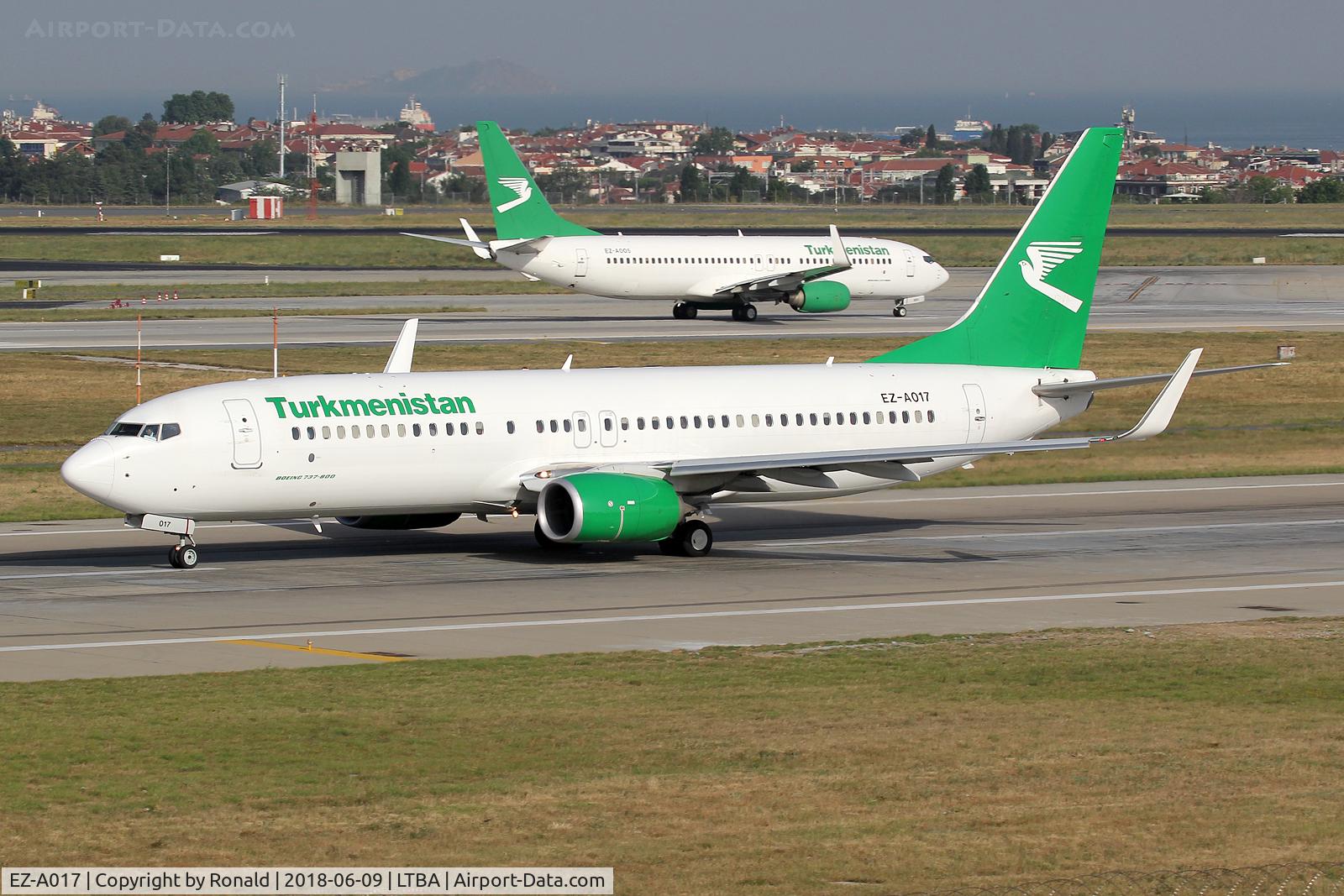 EZ-A017, 2013 Boeing 737-82K C/N 43863, at ist