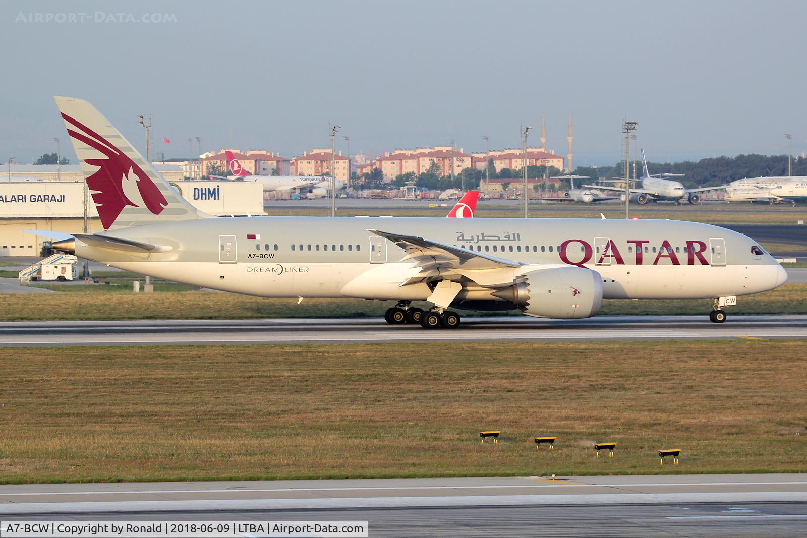 A7-BCW, 2015 Boeing 787-8DZ Dreamliner C/N 38341, at ist