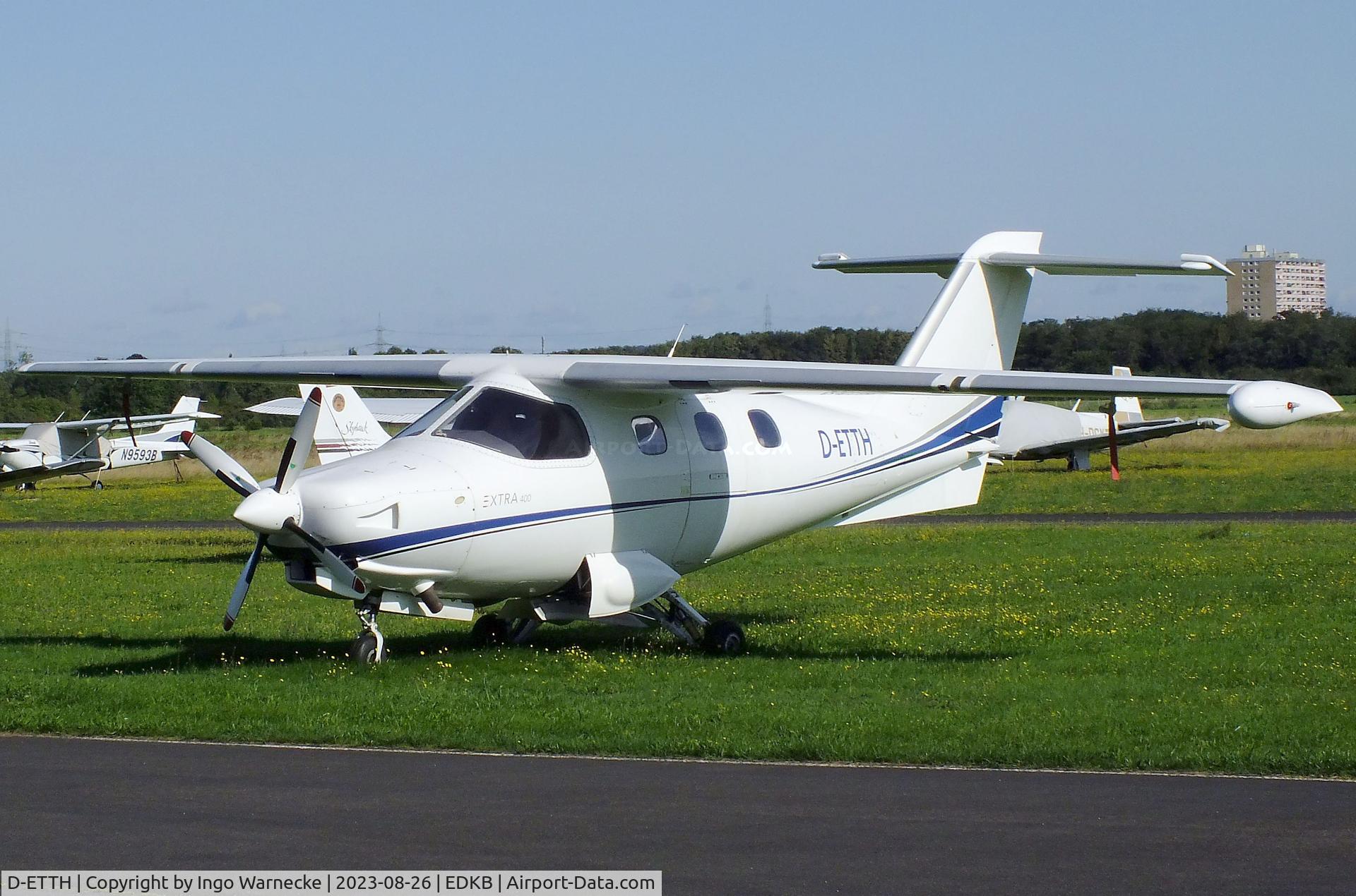 D-ETTH, Extra EA-400 C/N 21, Extra EA-400 at Bonn-Hangelar airfield during the Grumman Fly-in 2023