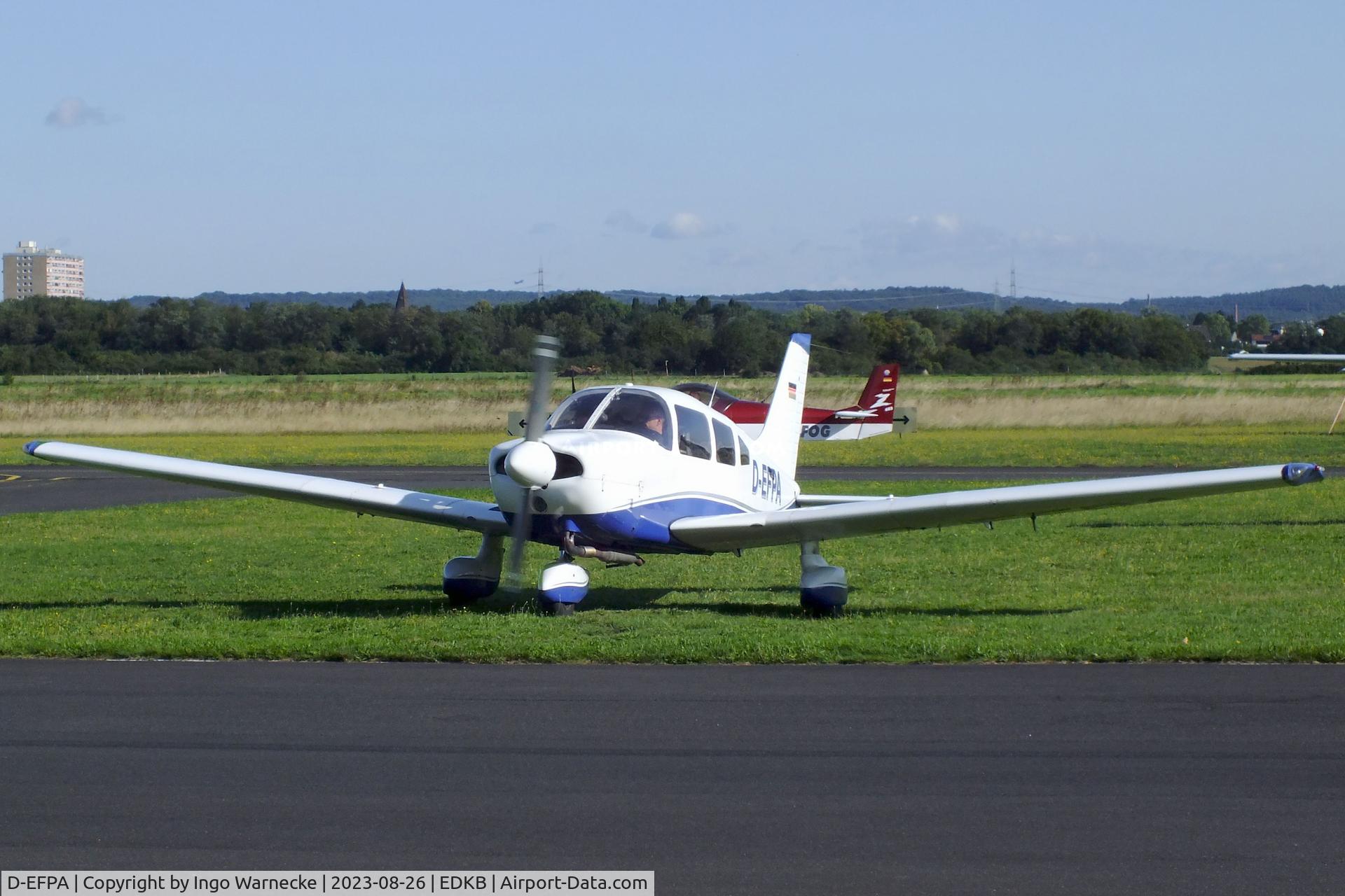 D-EFPA, 1978 Piper PA-28-181 C/N 28-90077, Piper PA-28-181 Archer II at Bonn-Hangelar airfield during the Grumman Fly-in 2023