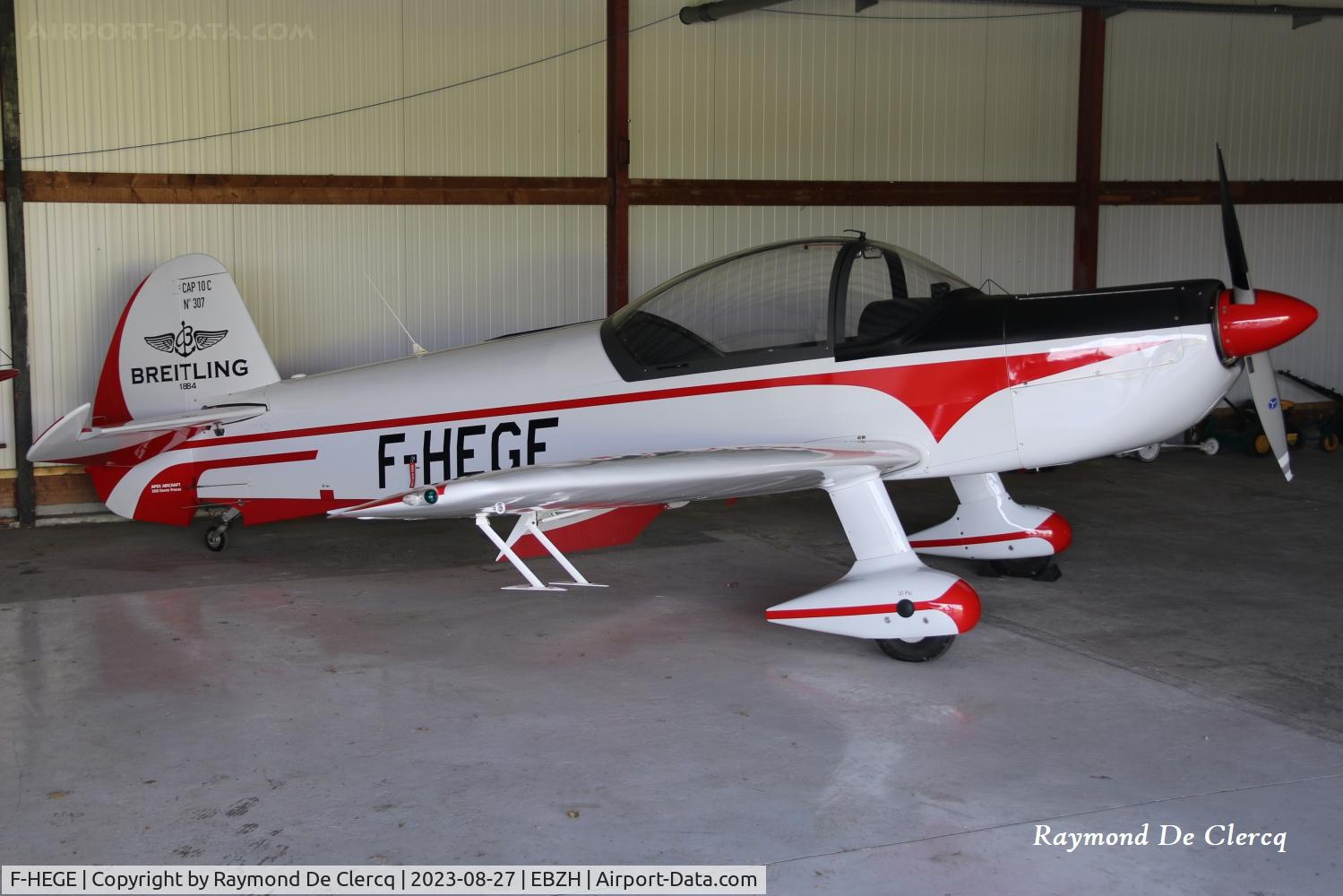F-HEGE, 2003 Mudry CAP-10B C/N 307, At Kiewit - Hasselt