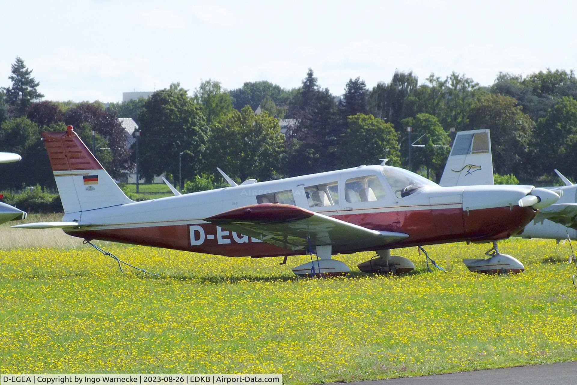 D-EGEA, 1966 Piper PA-32-260 Cherokee Six Cherokee Six C/N 32-499, Piper PA-32-260 Cherokee Six at Bonn-Hangelar airfield during the Grumman Fly-in 2023