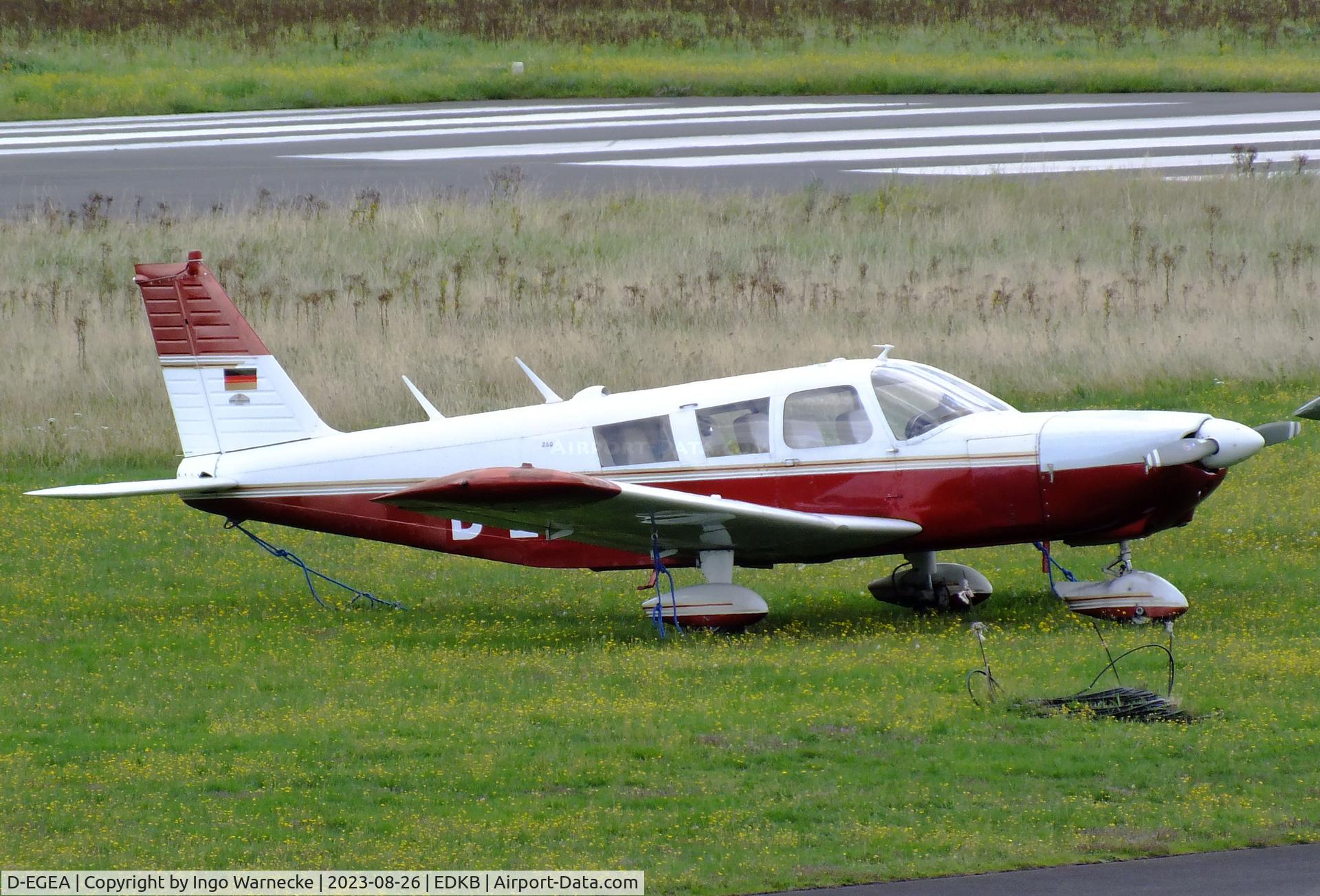 D-EGEA, 1966 Piper PA-32-260 Cherokee Six Cherokee Six C/N 32-499, Piper PA-32-260 Cherokee Six at Bonn-Hangelar airfield during the Grumman Fly-in 2023