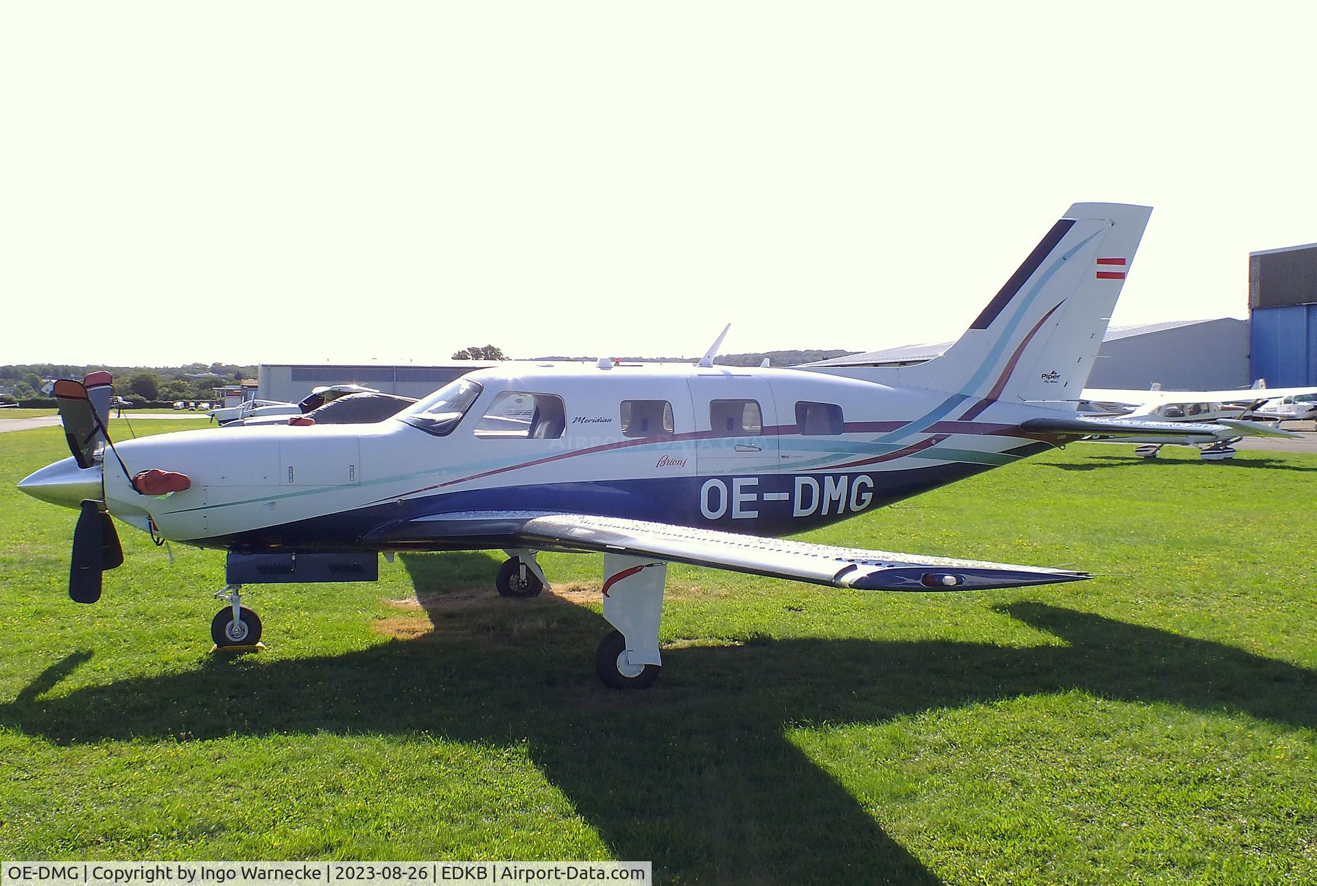 OE-DMG, Piper PA-46-500TP Malibu Meridian C/N 4697345, Piper PA-46-500TP Malibu Meridian at Bonn-Hangelar airfield during the Grumman Fly-in 2023